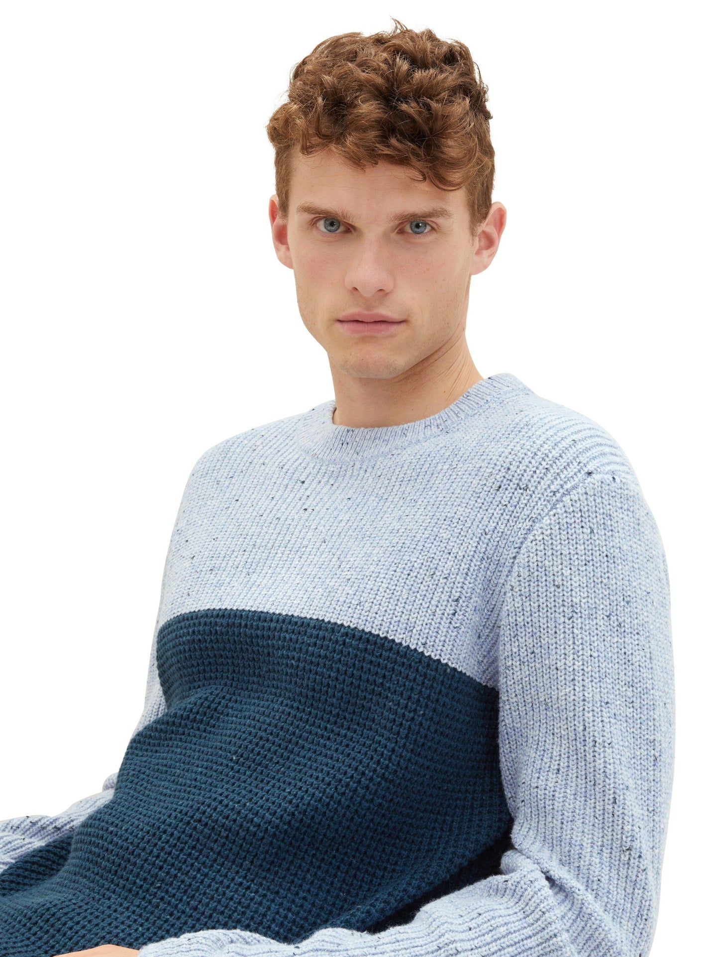 Tom Tailor Herren Pullover blau