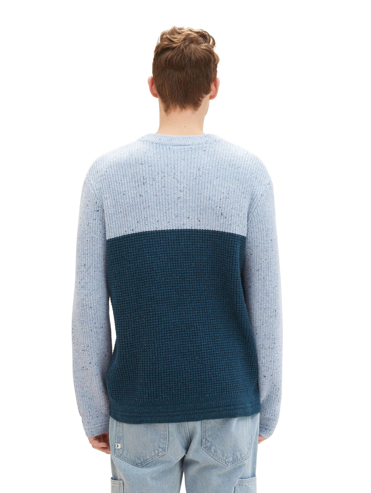 Tom Tailor Herren Pullover blau