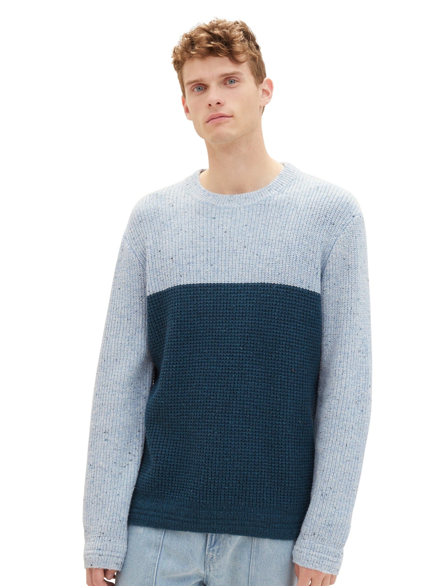 Tom Tailor Herren Pullover blau
