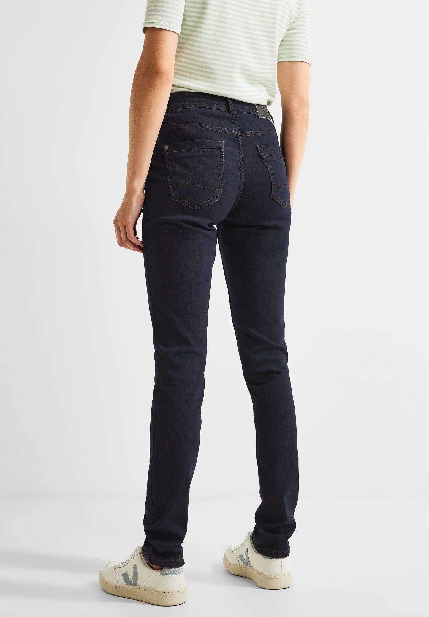 CECIL Damen Jeans blau