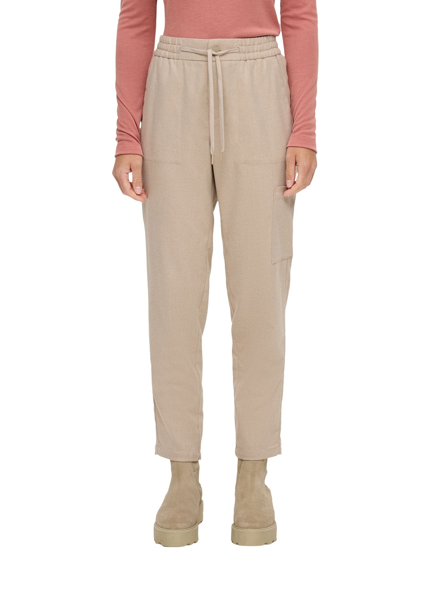 s. Oliver Damen Hose braun