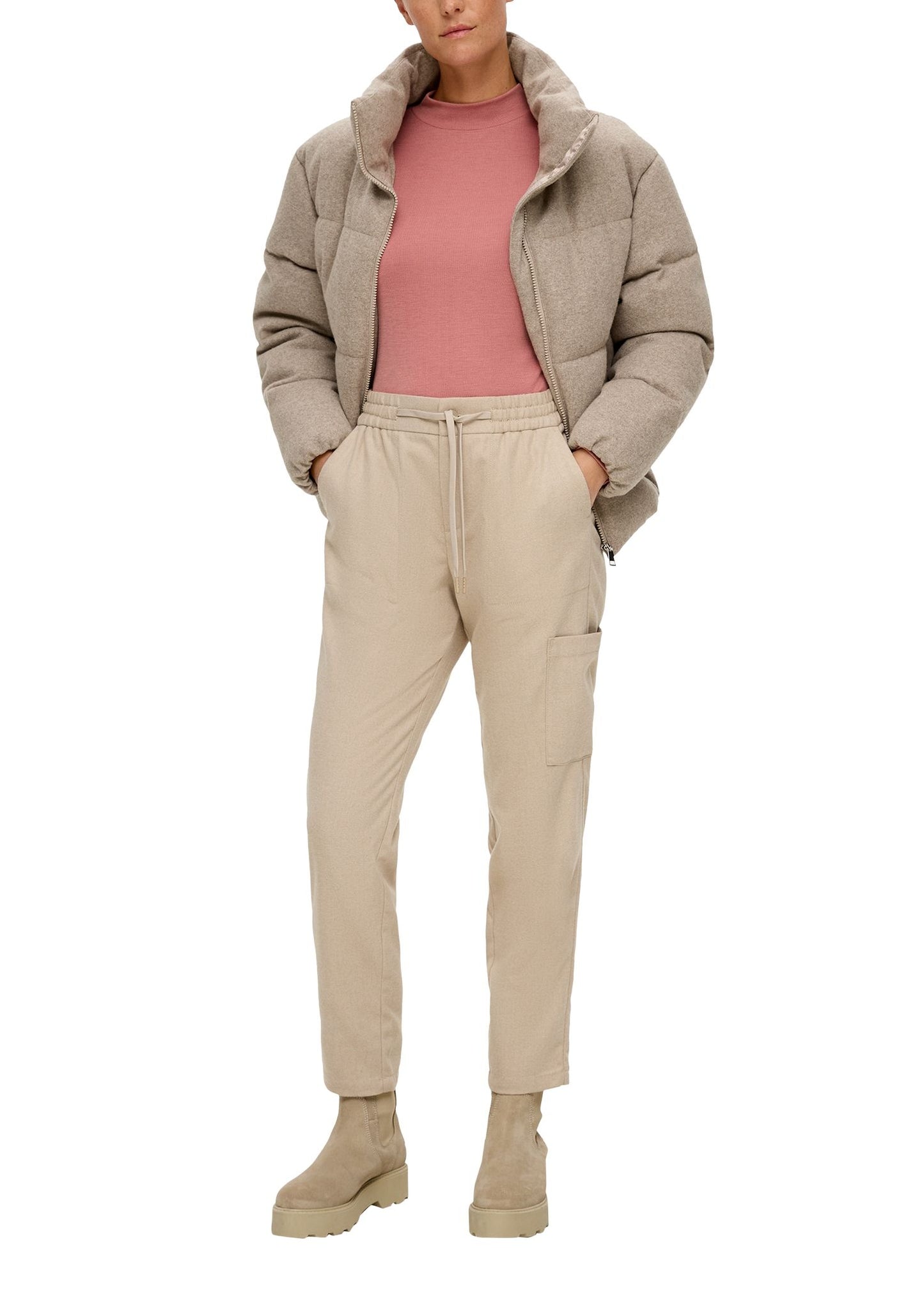 s. Oliver Damen Hose braun
