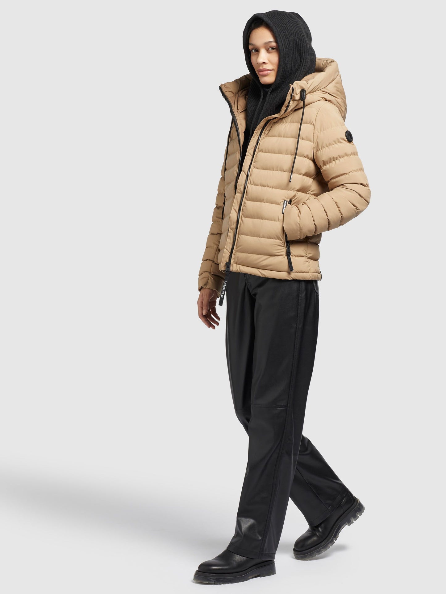 khujo Damen Jacke LOVINA5 MATT beige
