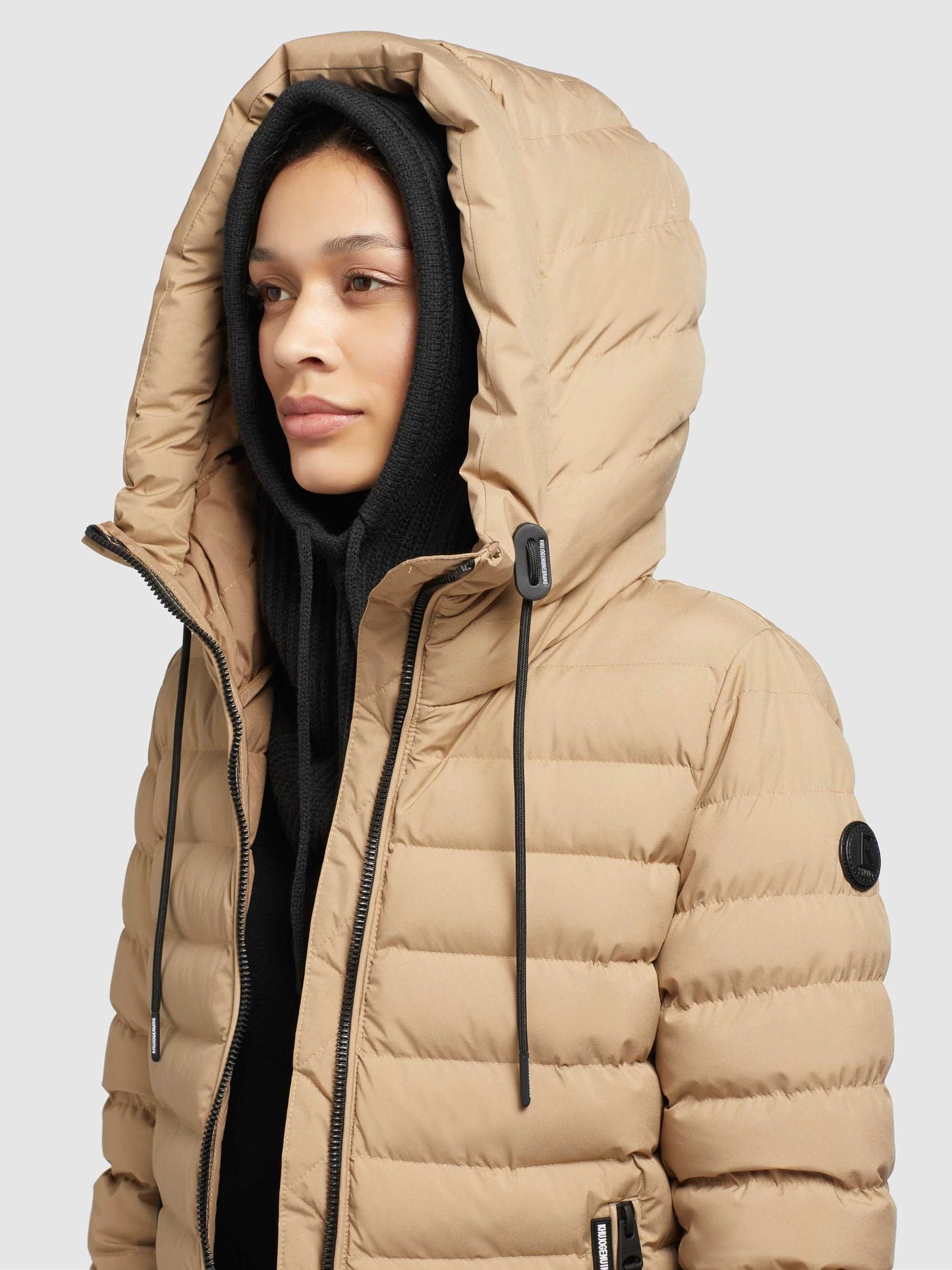 khujo Damen Jacke LOVINA5 MATT beige
