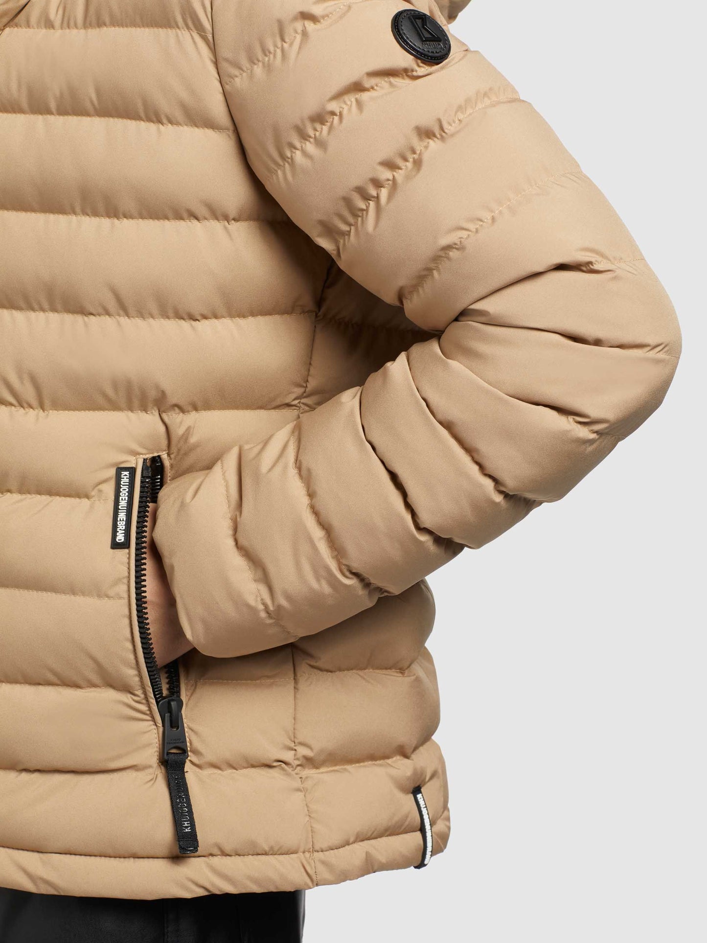 khujo Damen Jacke LOVINA5 MATT beige