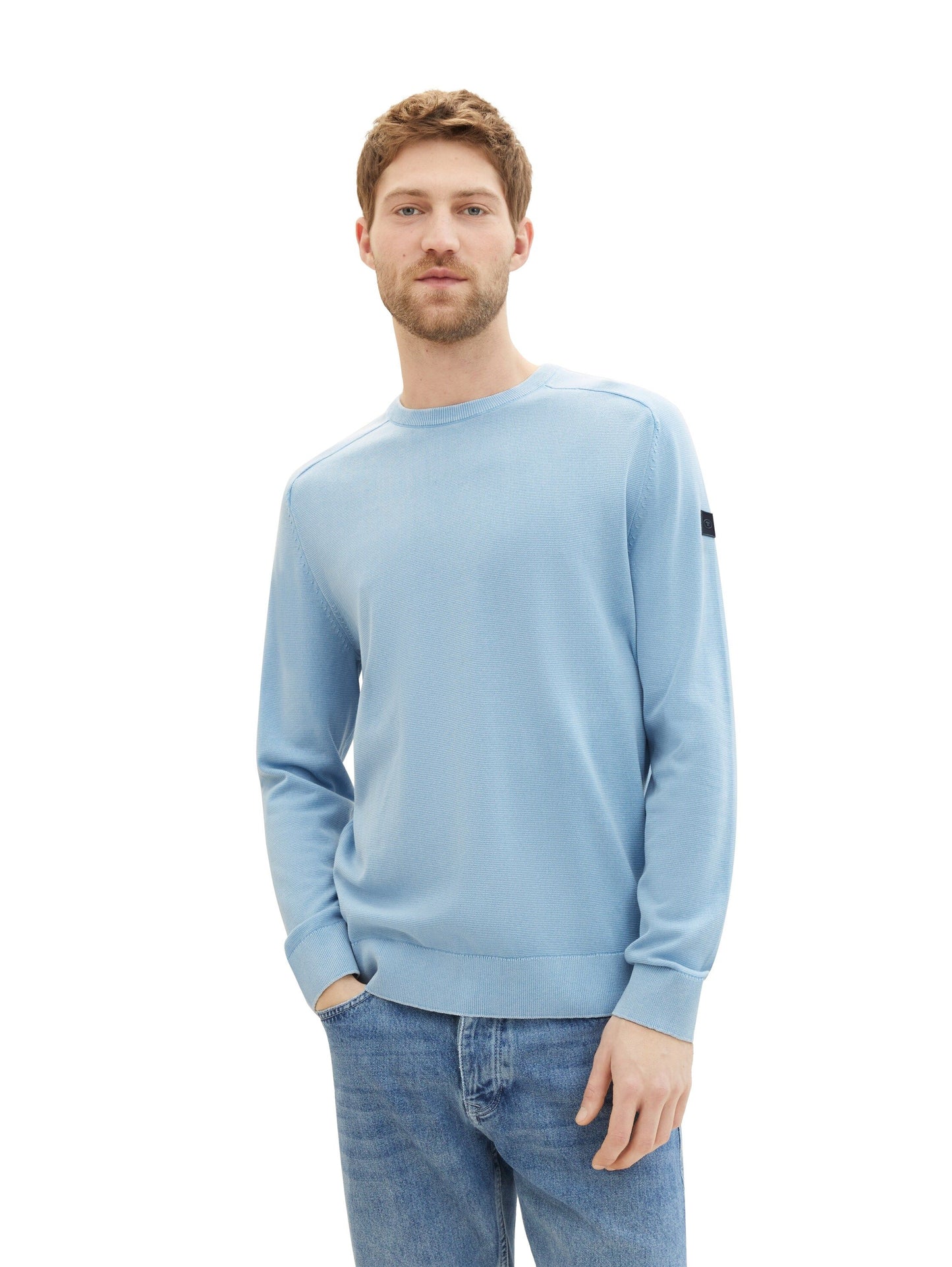 Tom Tailor Damen Strickpullover blau