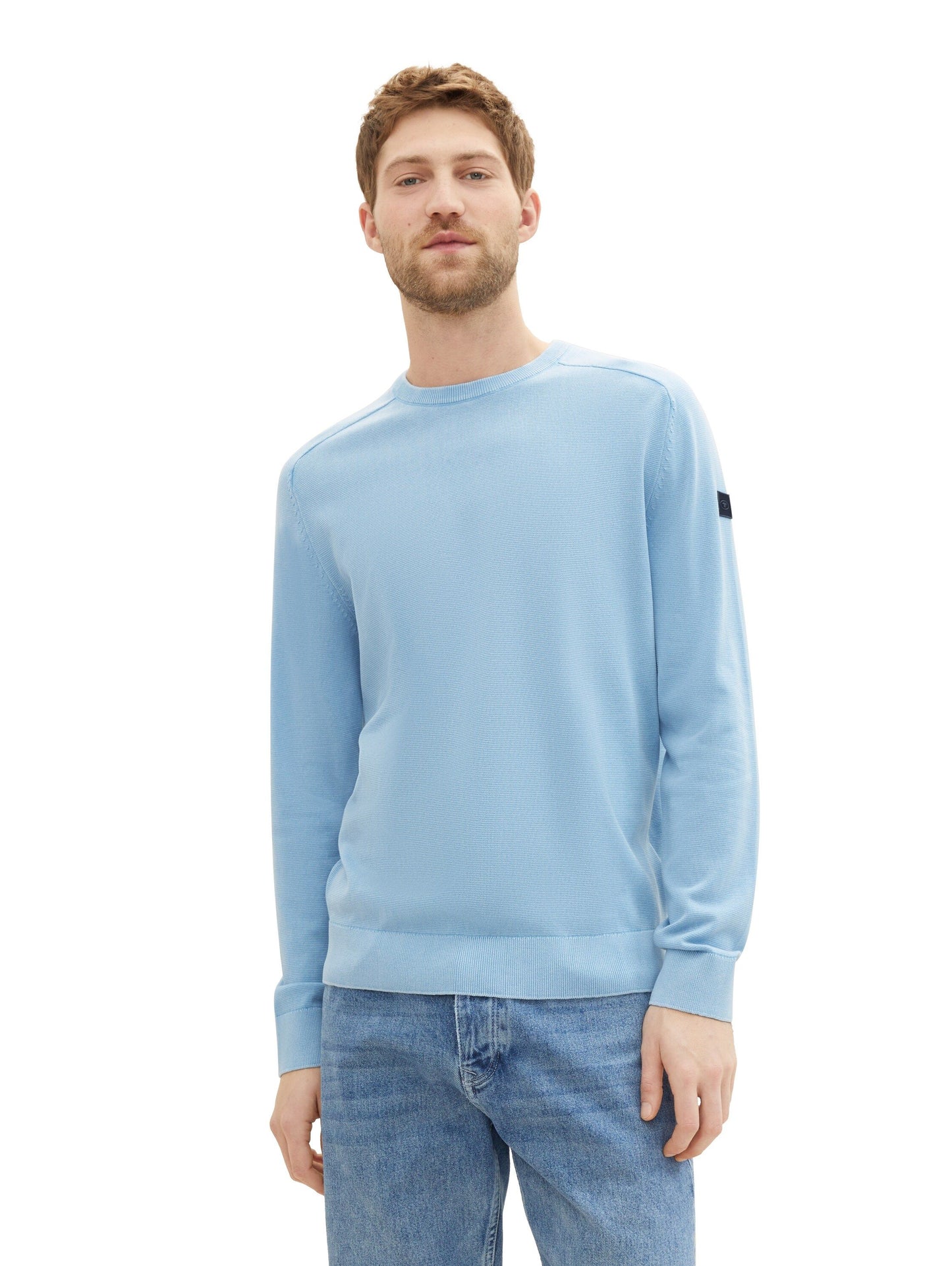 Tom Tailor Damen Strickpullover blau