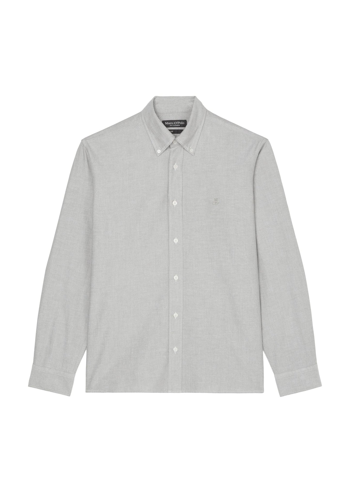 Button down collar, long sleeves, round hem 3XL grün