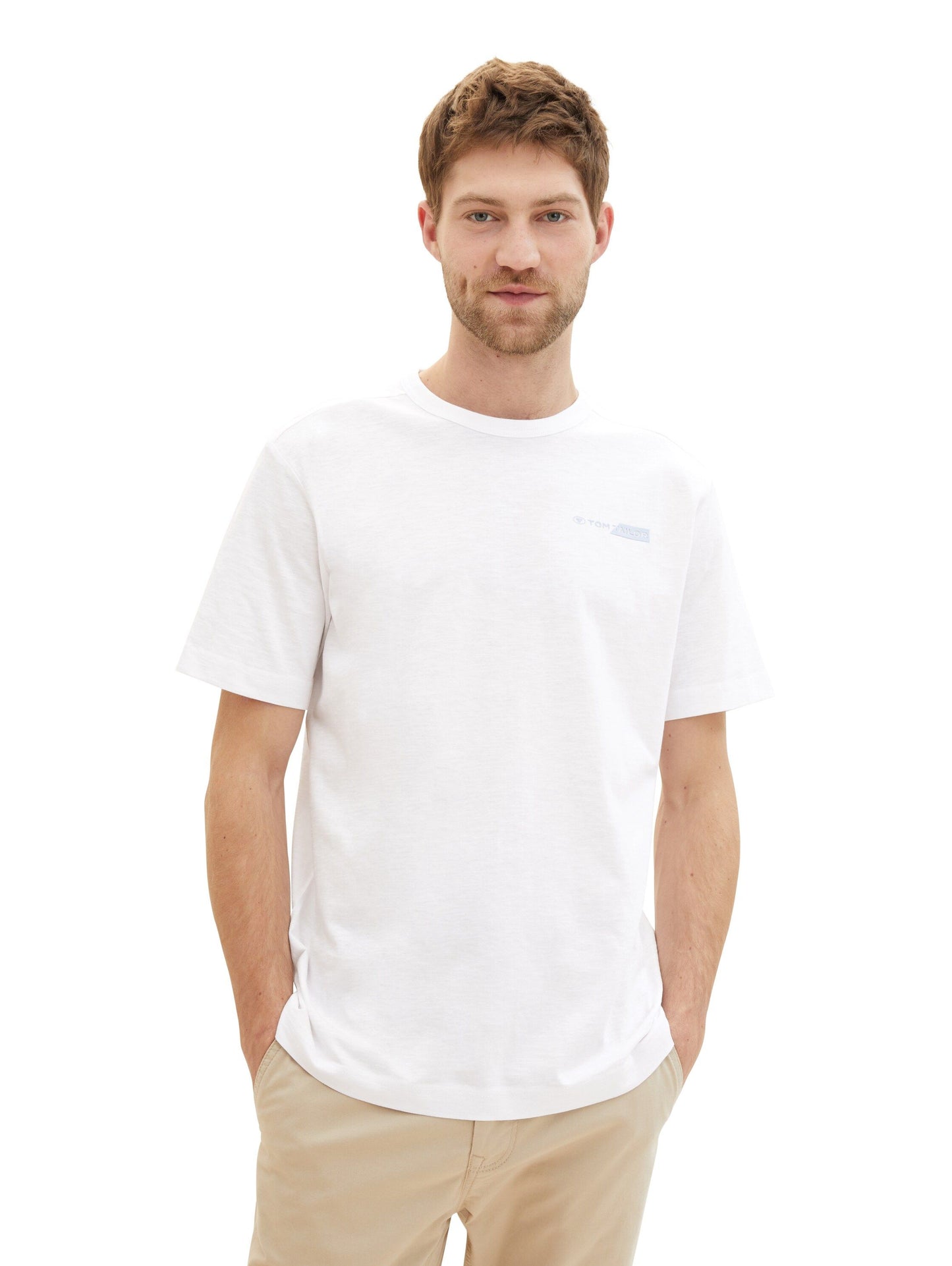 Tom Tailor – T-Shirt mit Logo Print