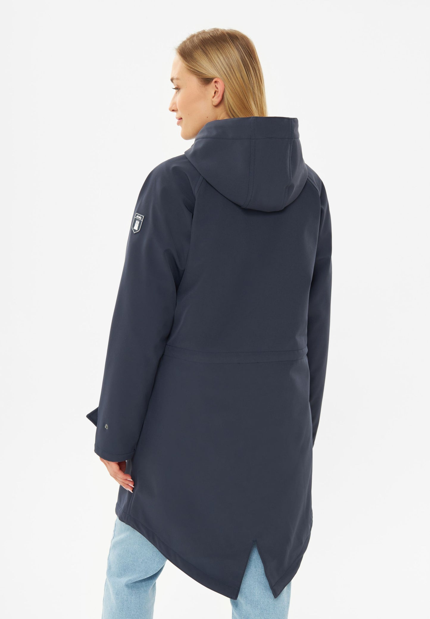 derbe Damen Jacke Friese Island blau