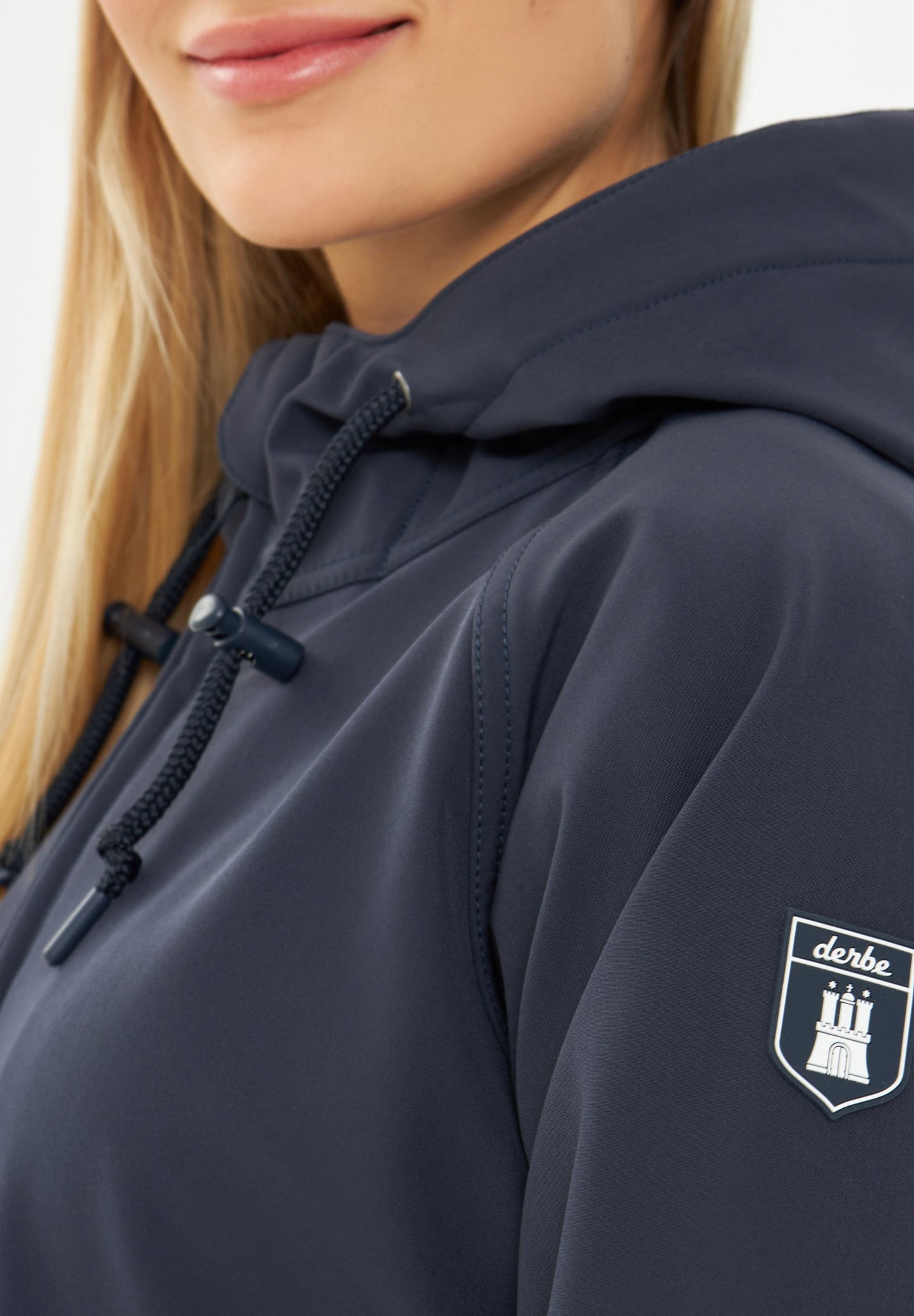 derbe Damen Jacke Friese Island blau