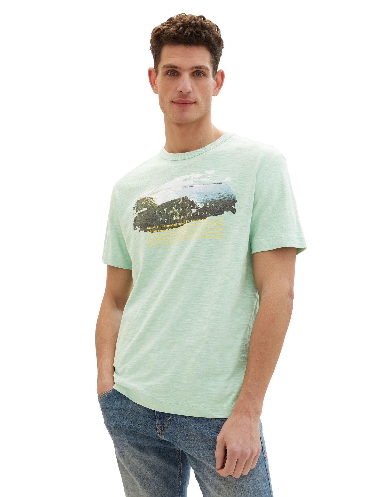 Tom Tailor Herren T-Shirt grün