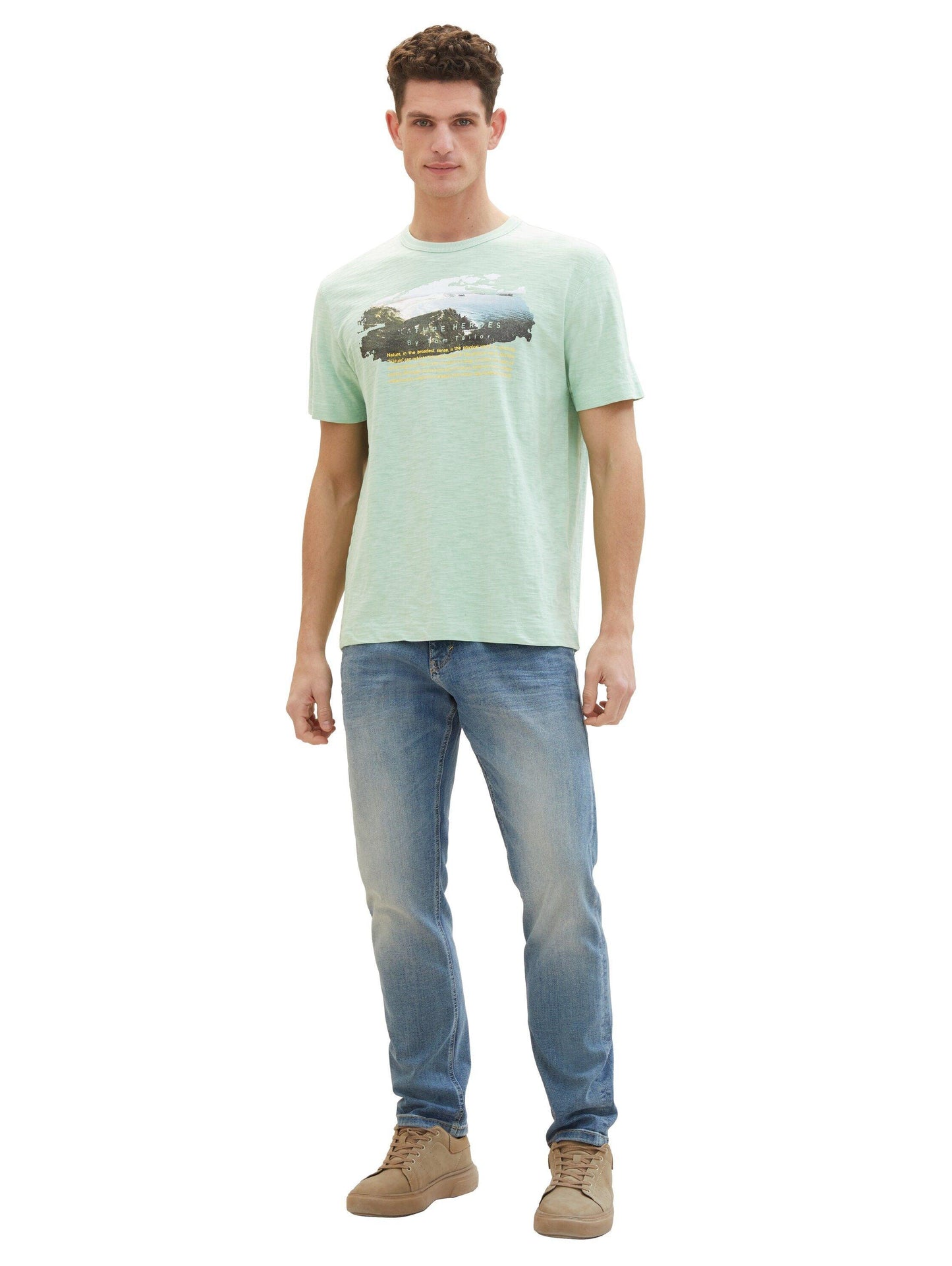 Tom Tailor Herren T-Shirt grün