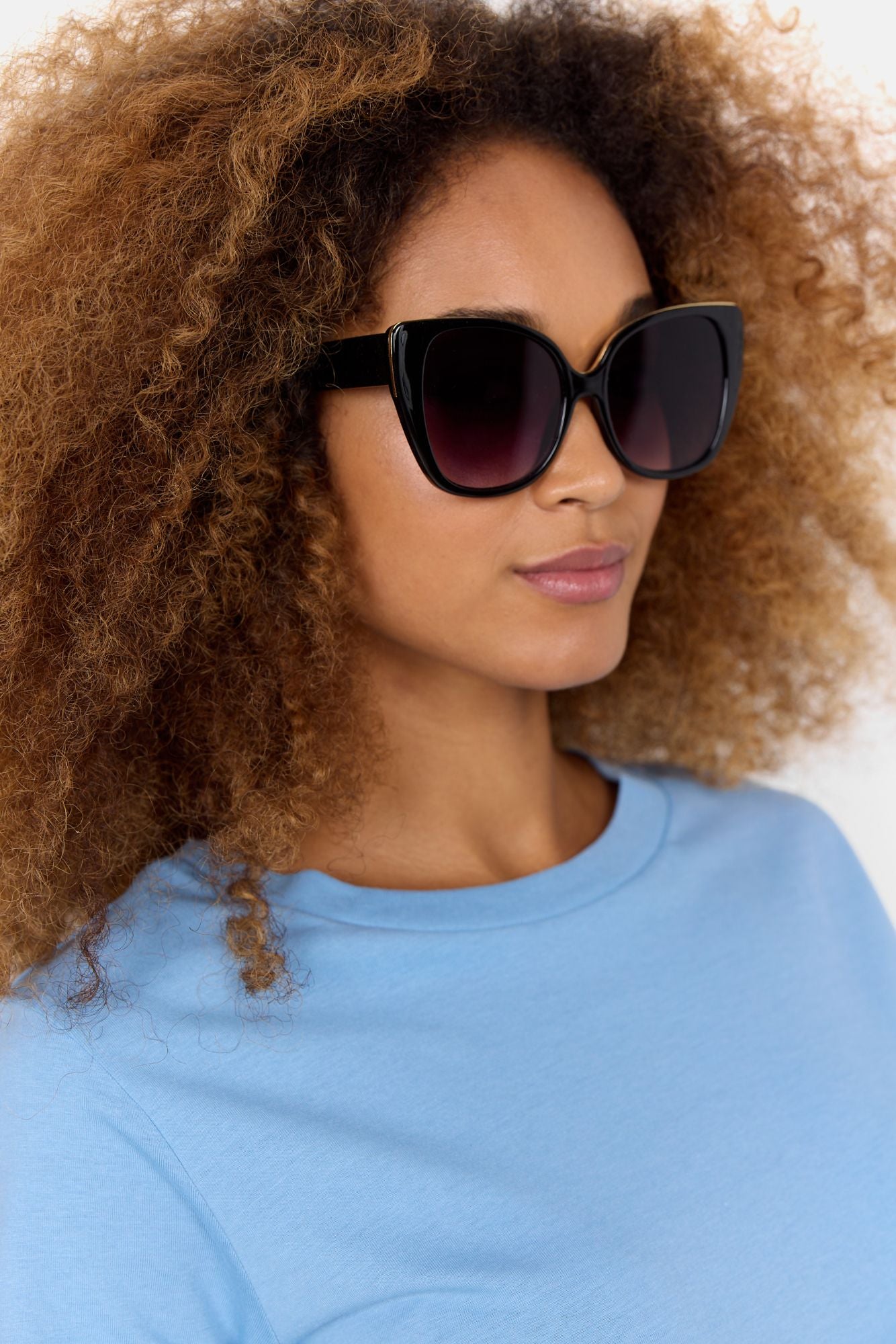 Soyaconcept Damen Sonnenbrille SC-DOTTIE 1 schwarz