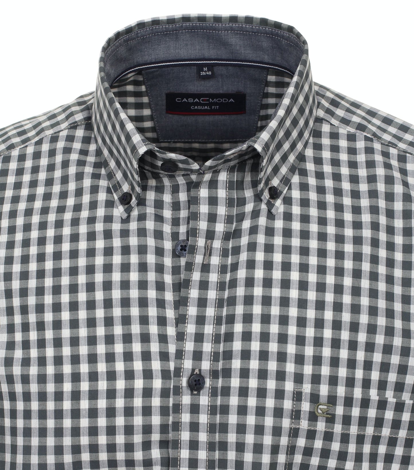 Casa Moda Herren Freizeithemd grün
