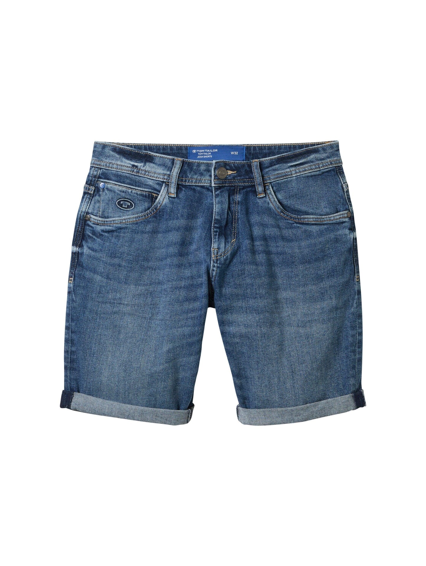 Tom Tailor Herren Jeansshorts Josh blau