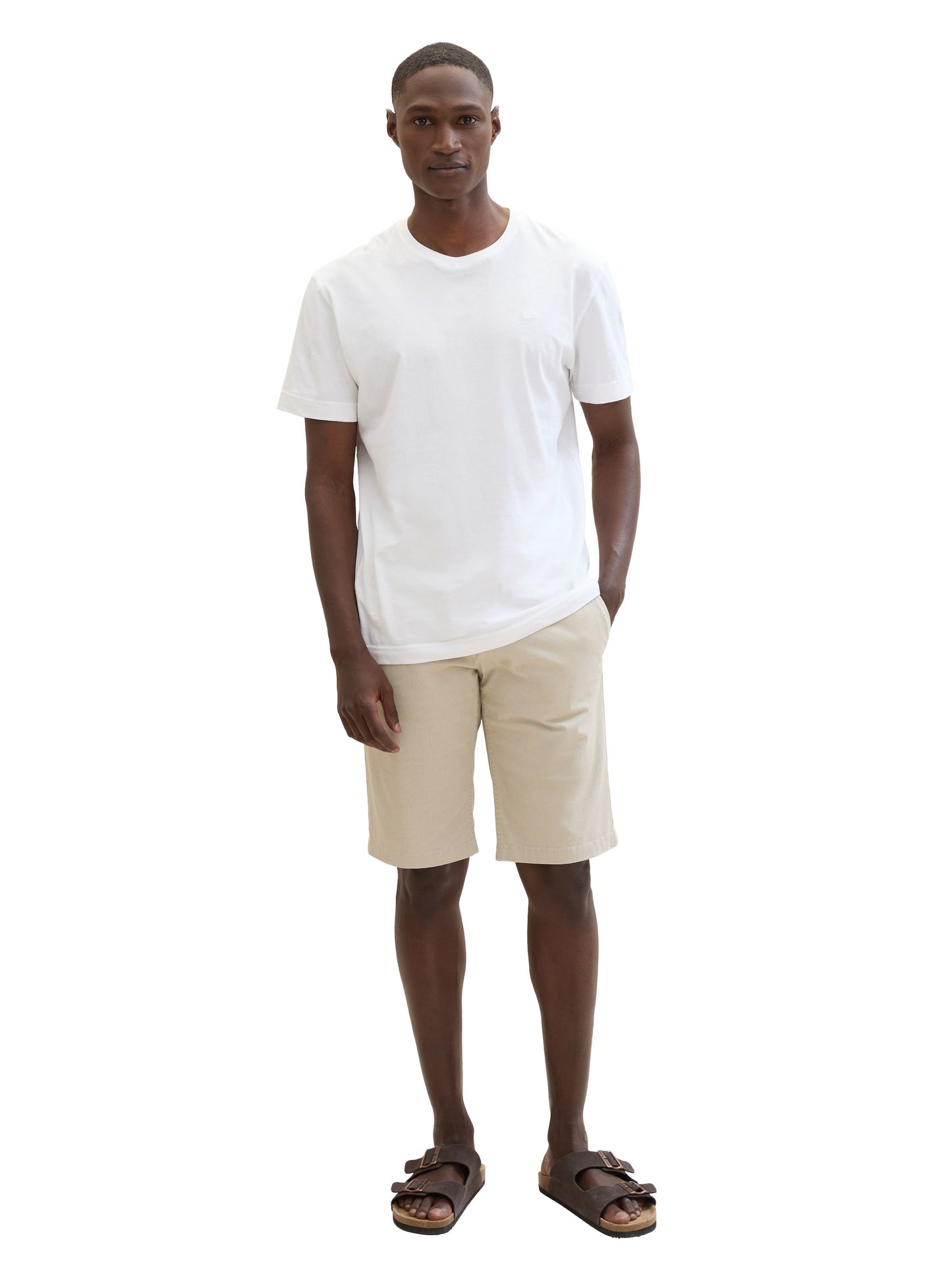 Tom Tailor Herren Chinoshorts braun