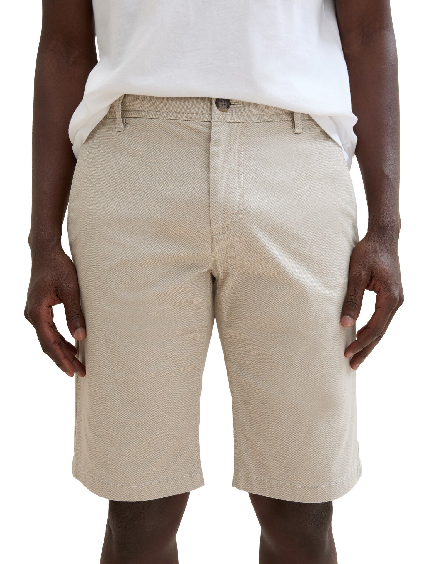 Tom Tailor Herren Chinoshorts braun