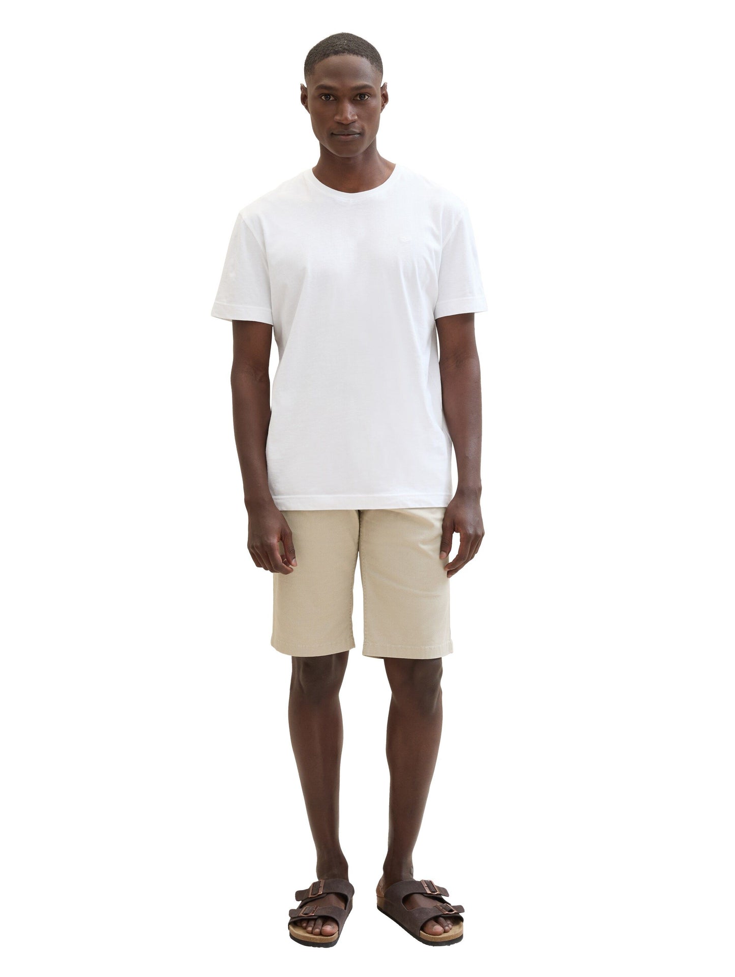 Tom Tailor Herren Chinoshorts braun