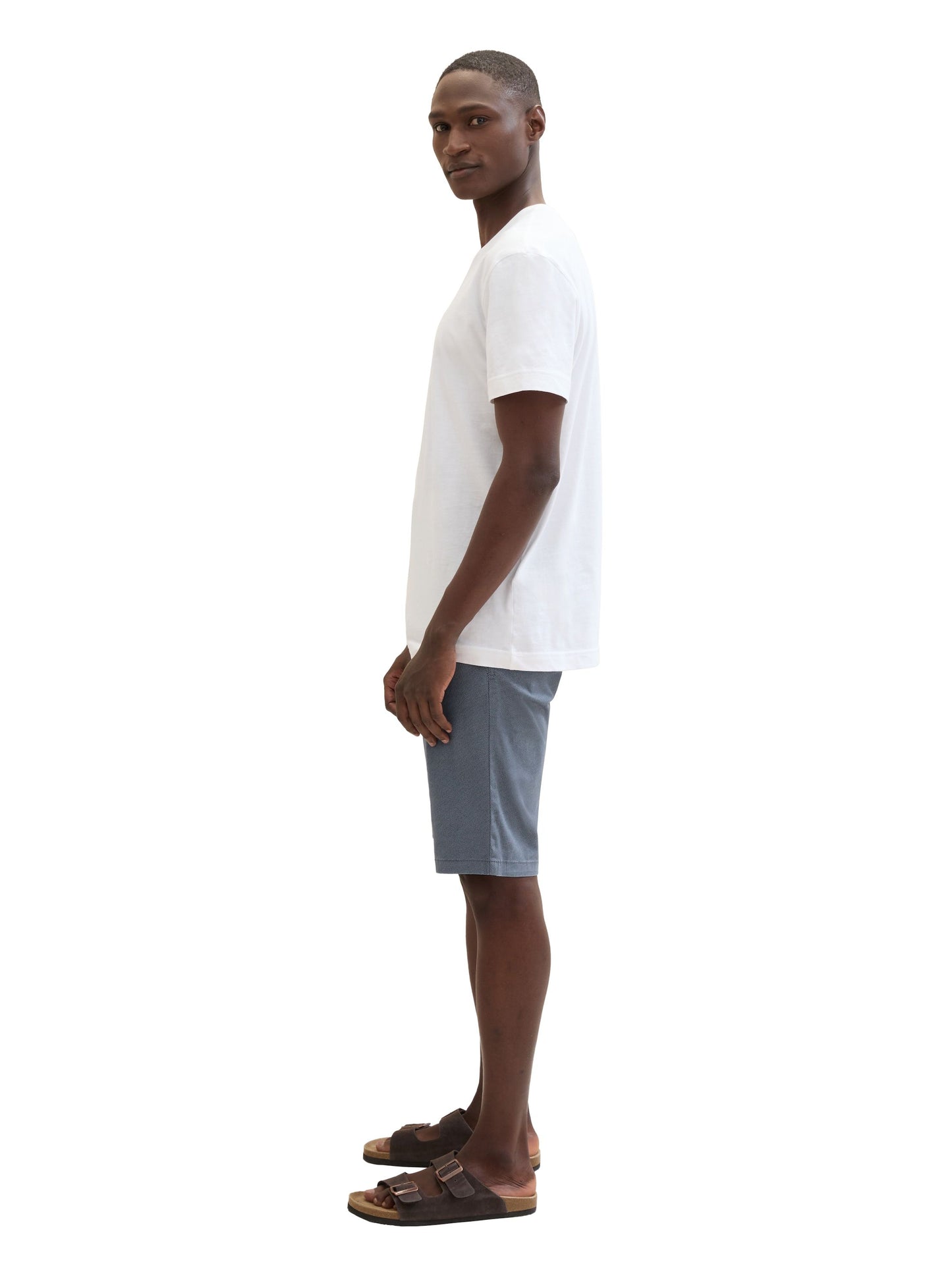 Tom Tailor Herren Chinoshorts blau