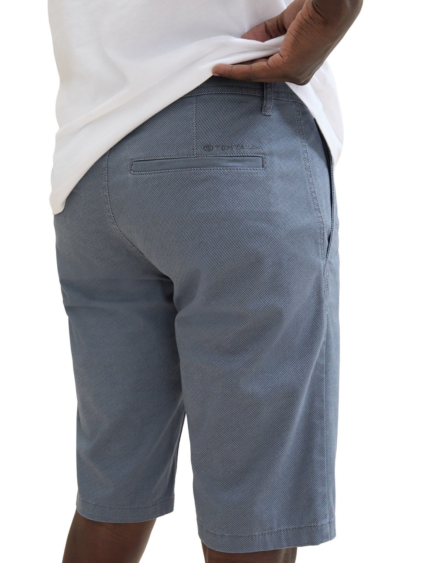 Tom Tailor Herren Chinoshorts blau