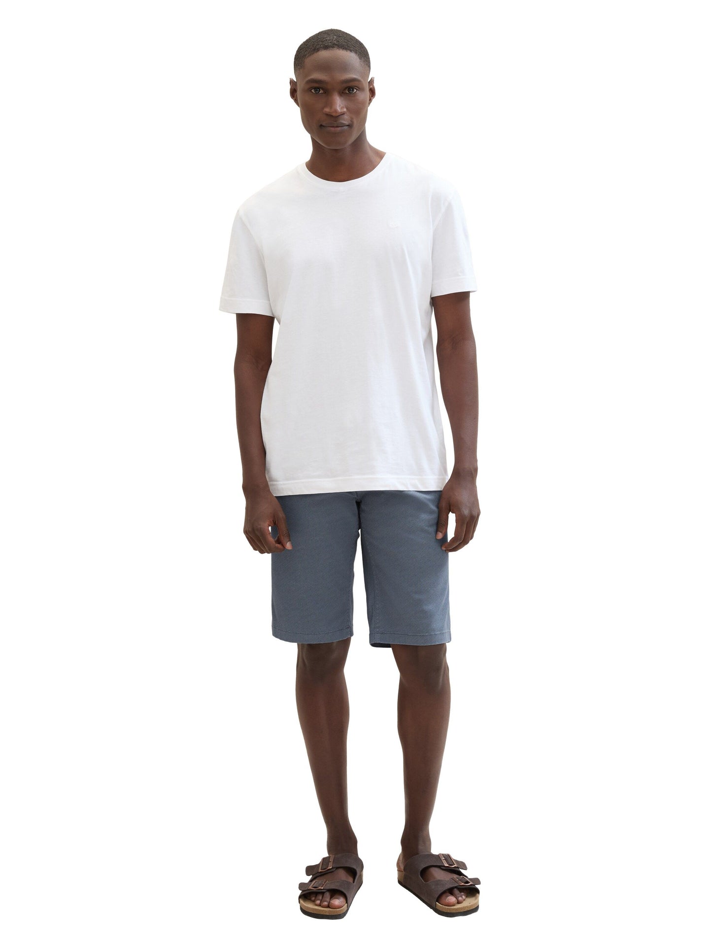 Tom Tailor Herren Chinoshorts blau