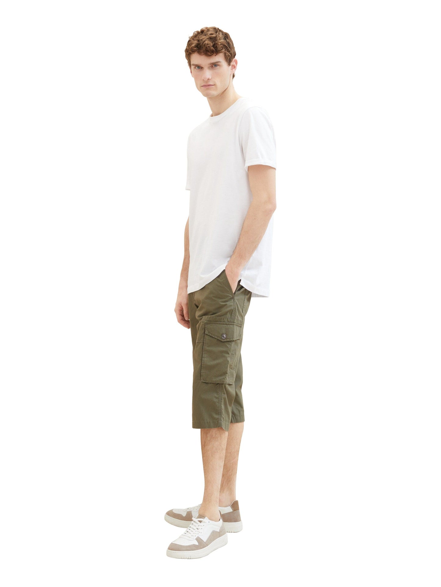 Tom Tailor Herren Bermudashorts grün