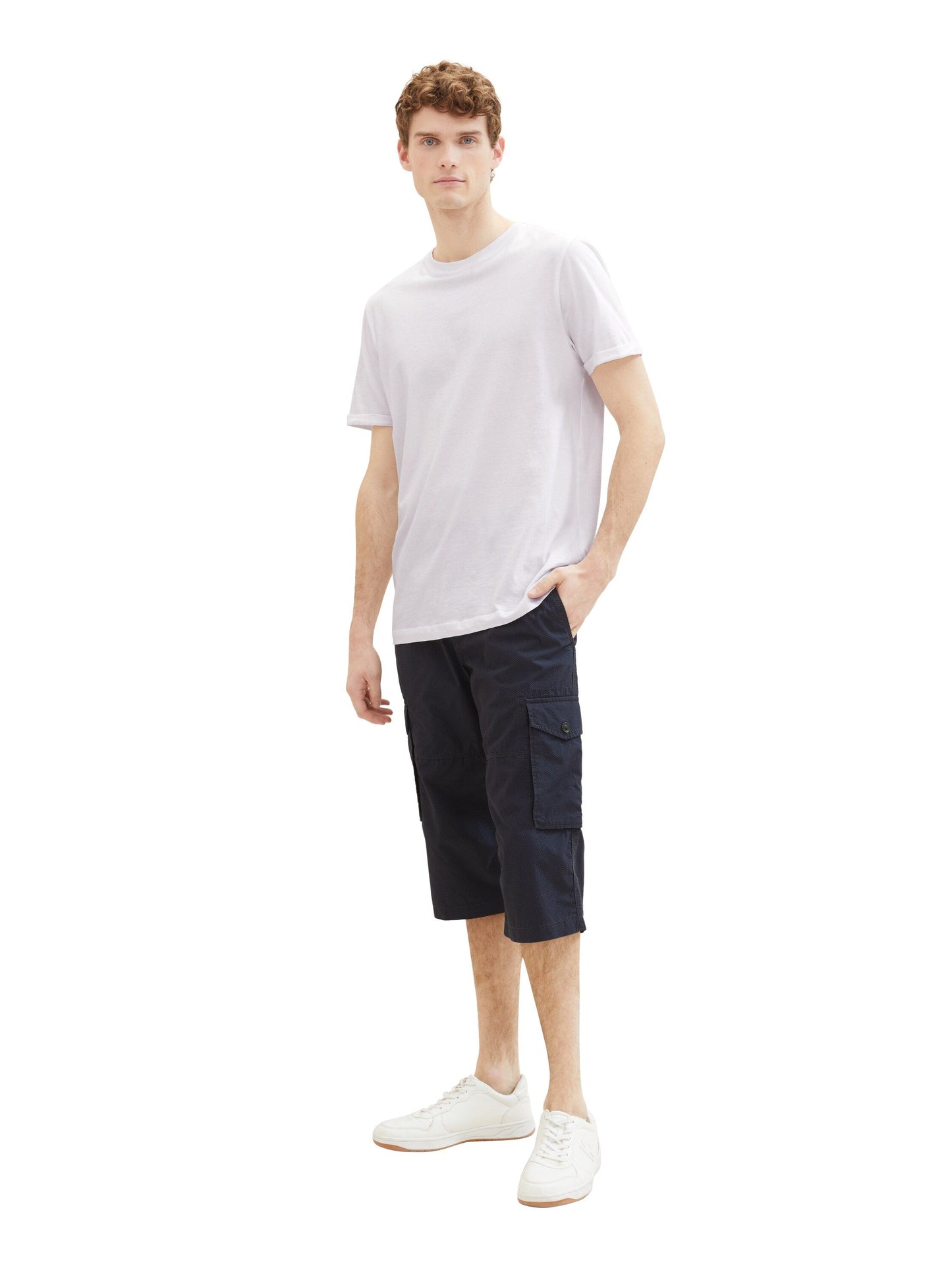 Tom Tailor Herren Bermudashorts blau