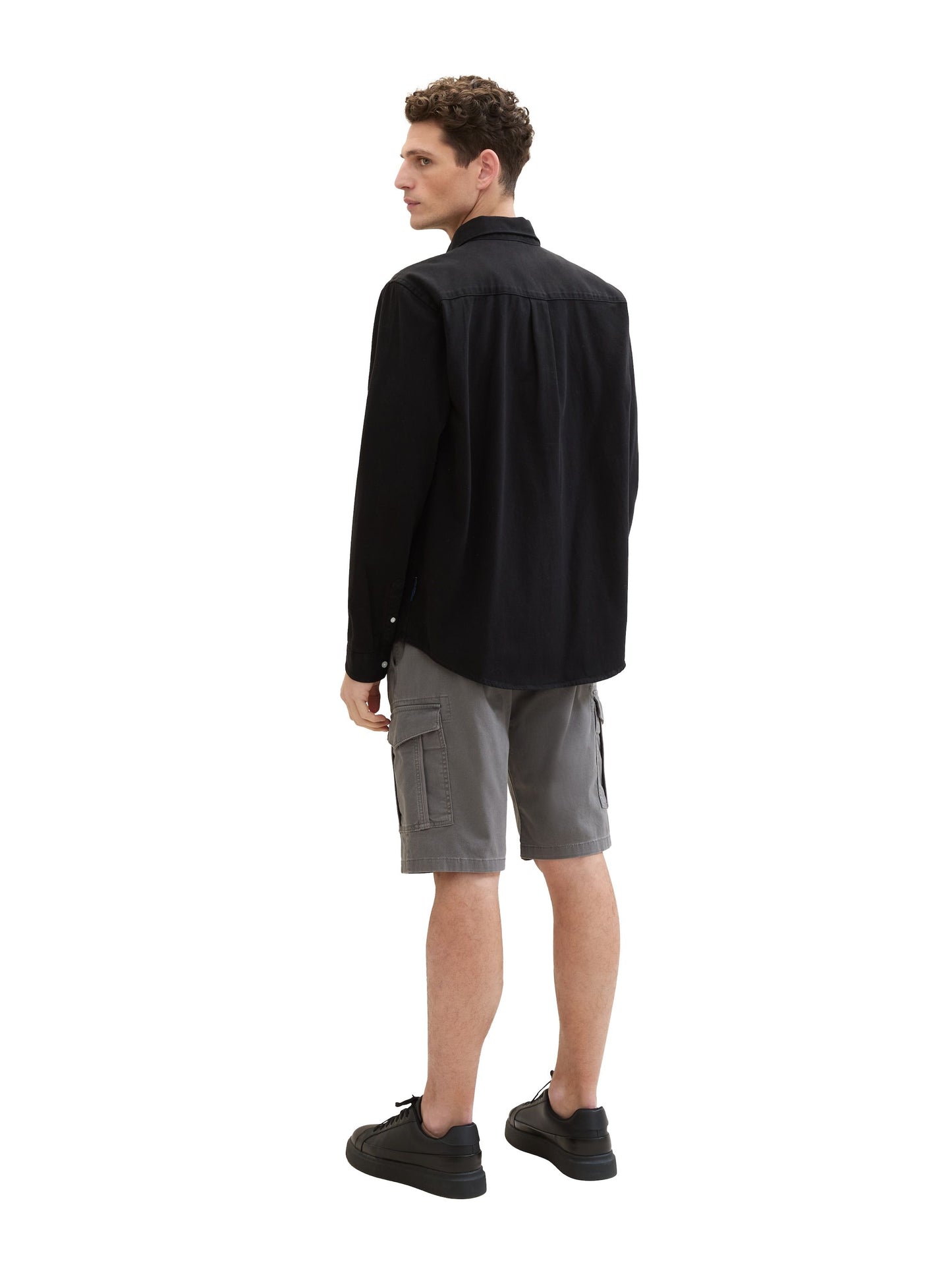 Tom Tailor Herren Cargoshorts schwarz