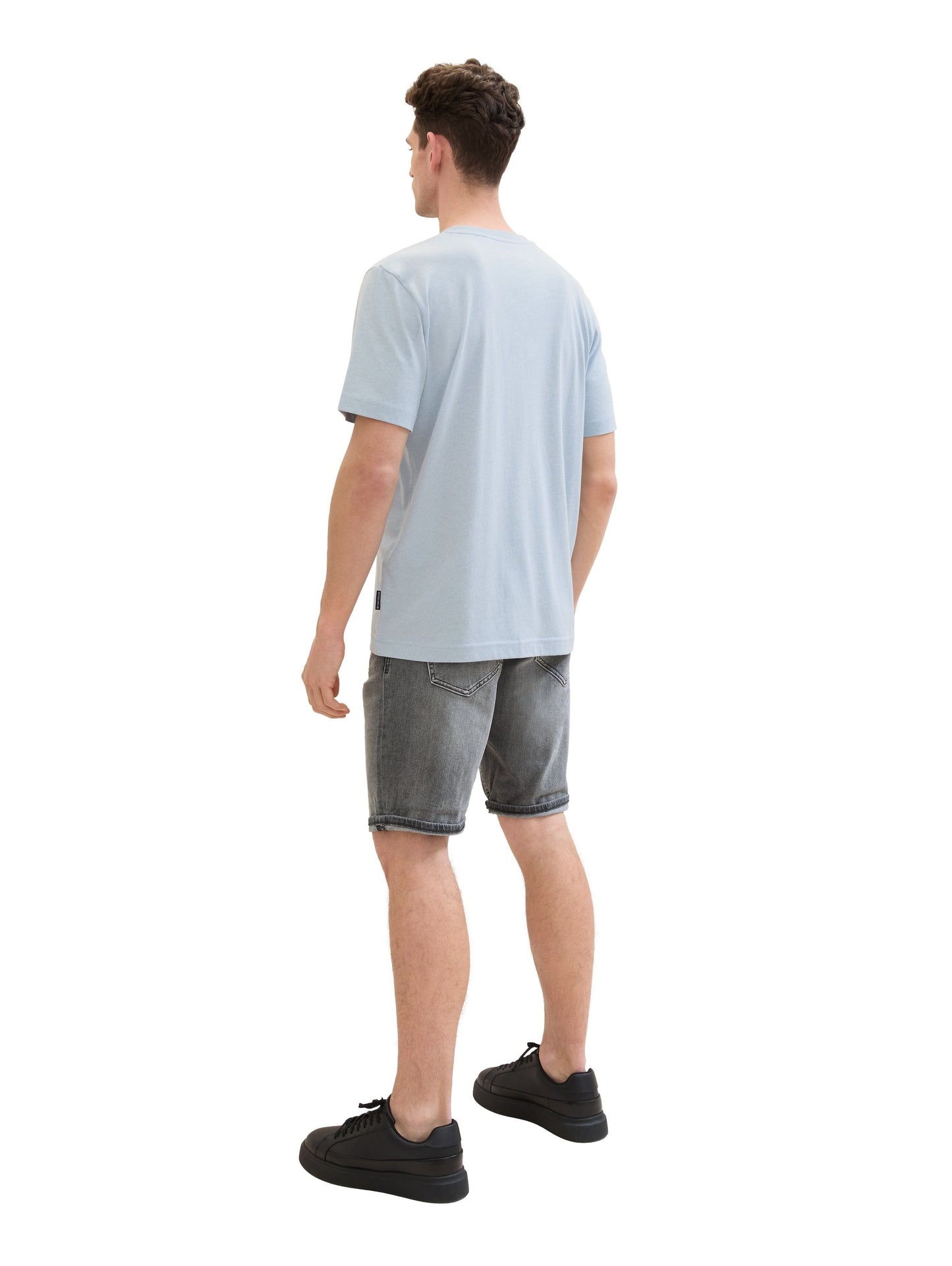 Tom Tailor Herren Jeansshorts Josh grau