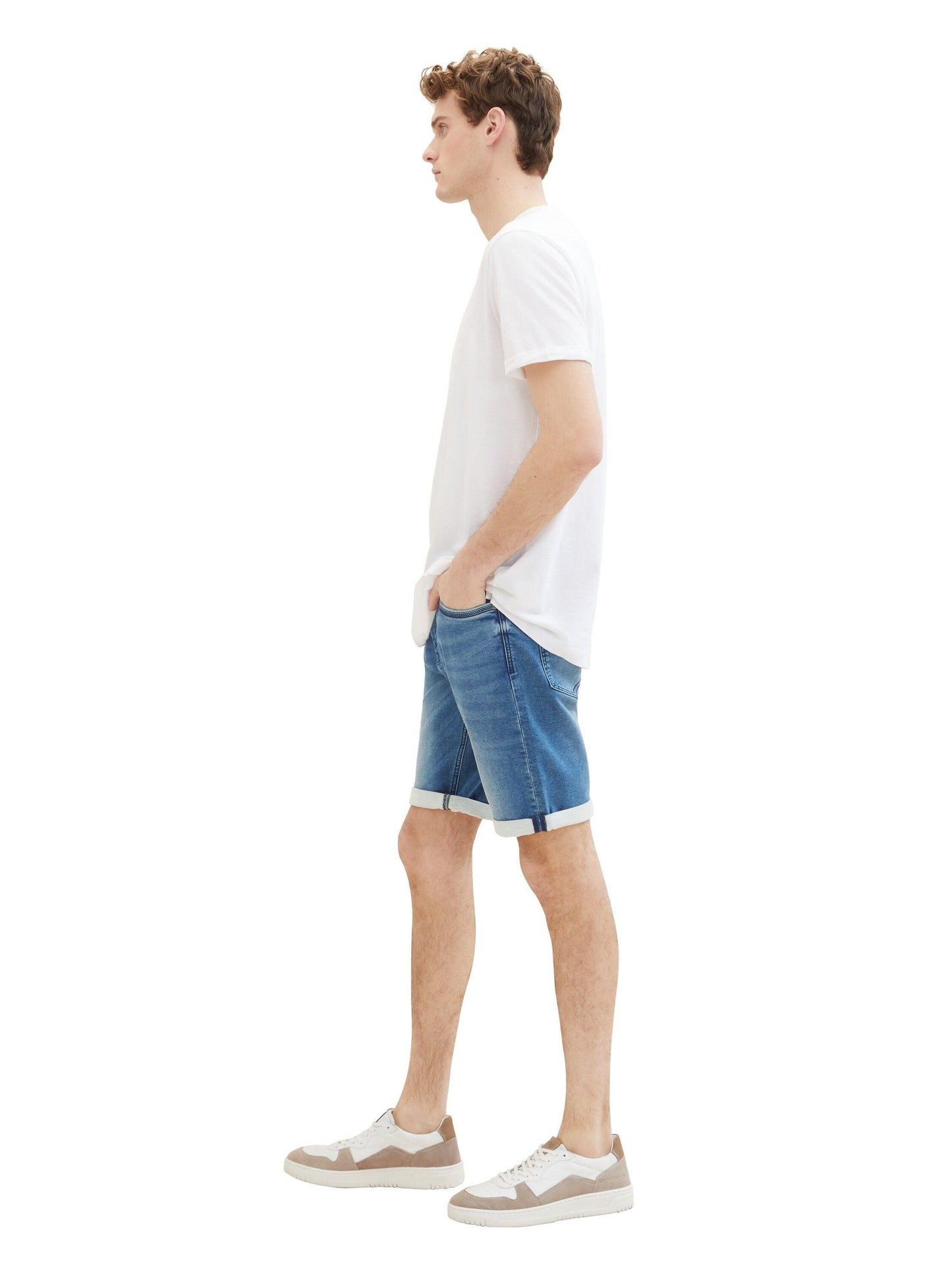 Tom Tailor Herren Short Josh blau
