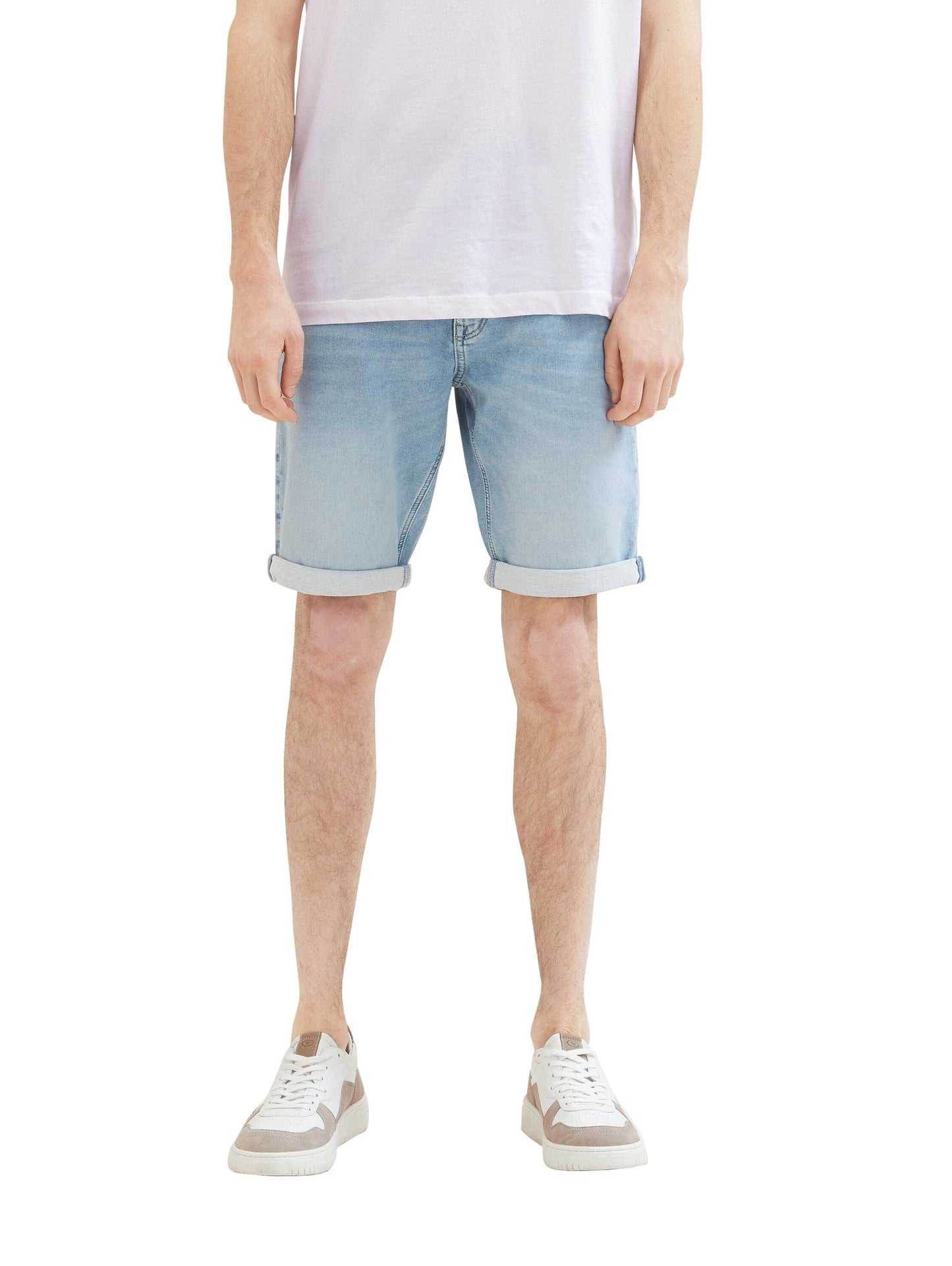 Tom Tailor Herren Jeansshorts Josh blau