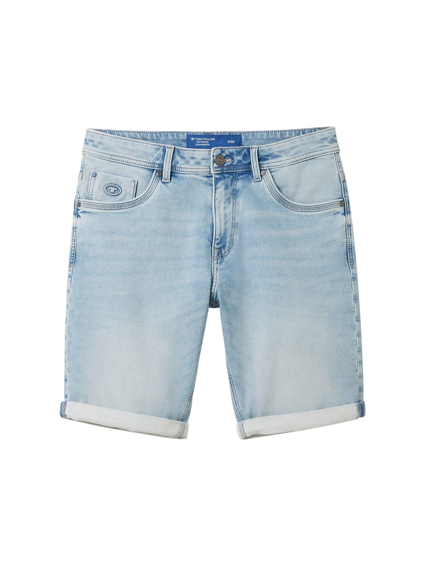 Tom Tailor Herren Jeansshorts Josh blau