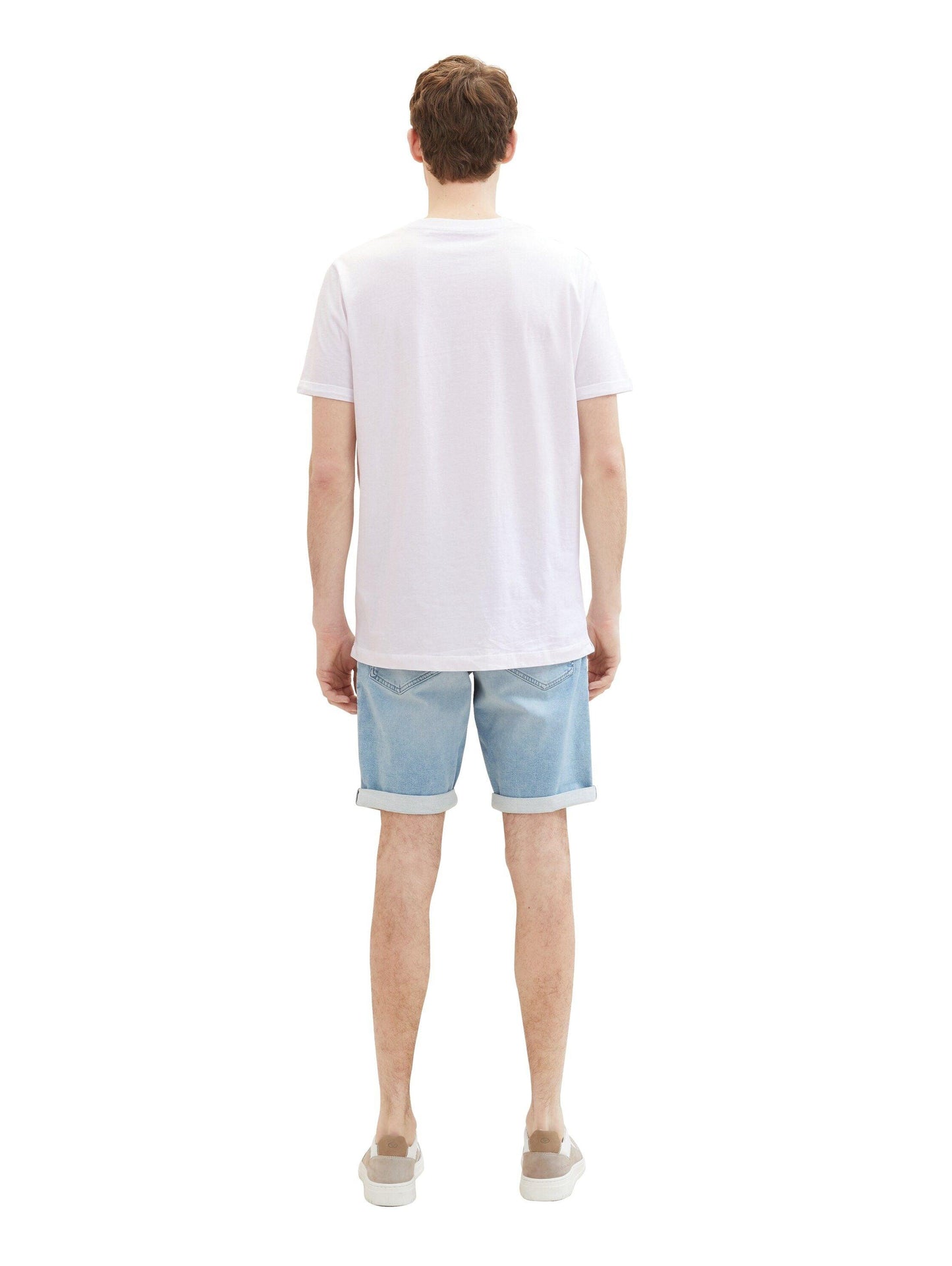 Tom Tailor Herren Jeansshorts Josh blau