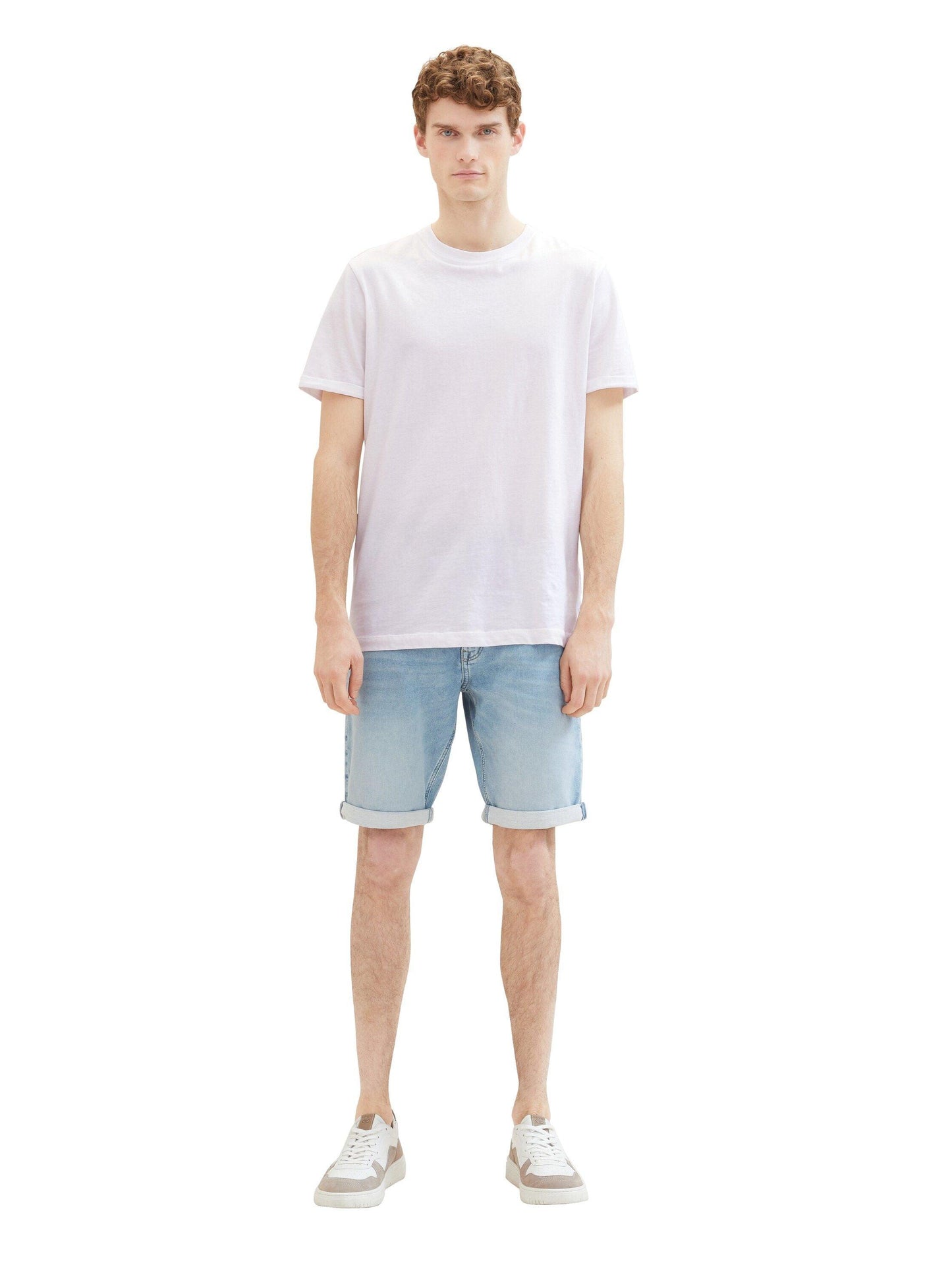 Tom Tailor Herren Jeansshorts Josh blau