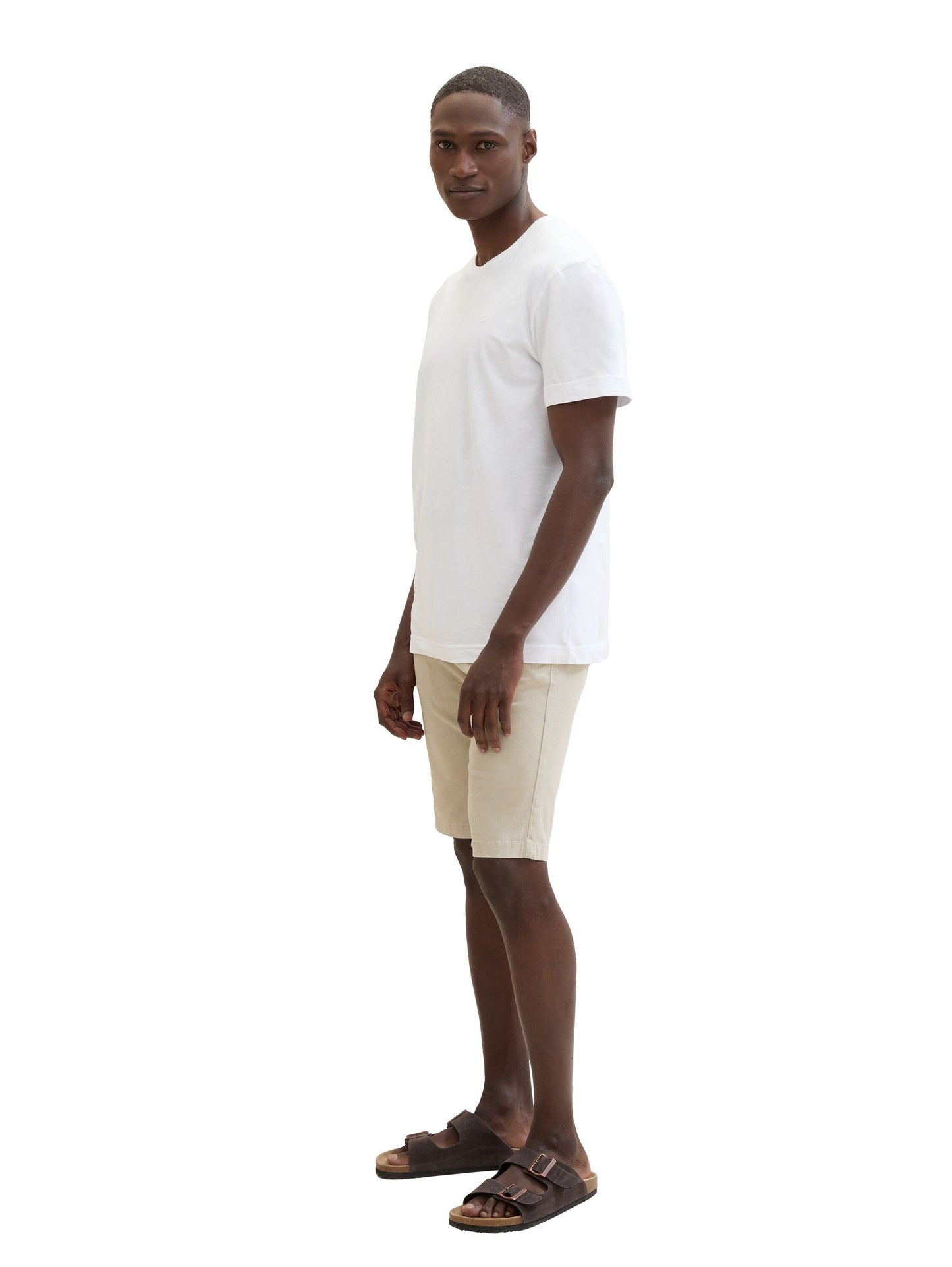 Tom Tailor Herren Chinoshorts braun