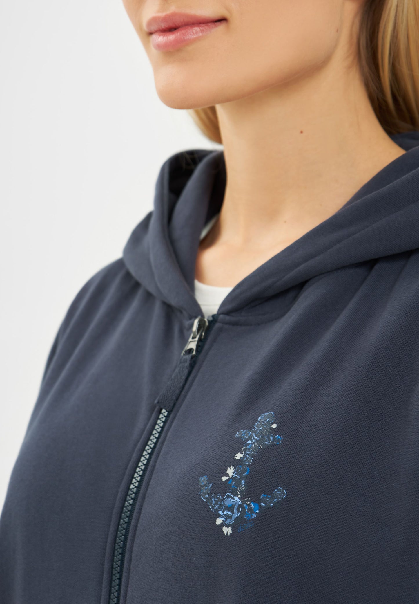 derbe Damen Jacke Rosenanker blau