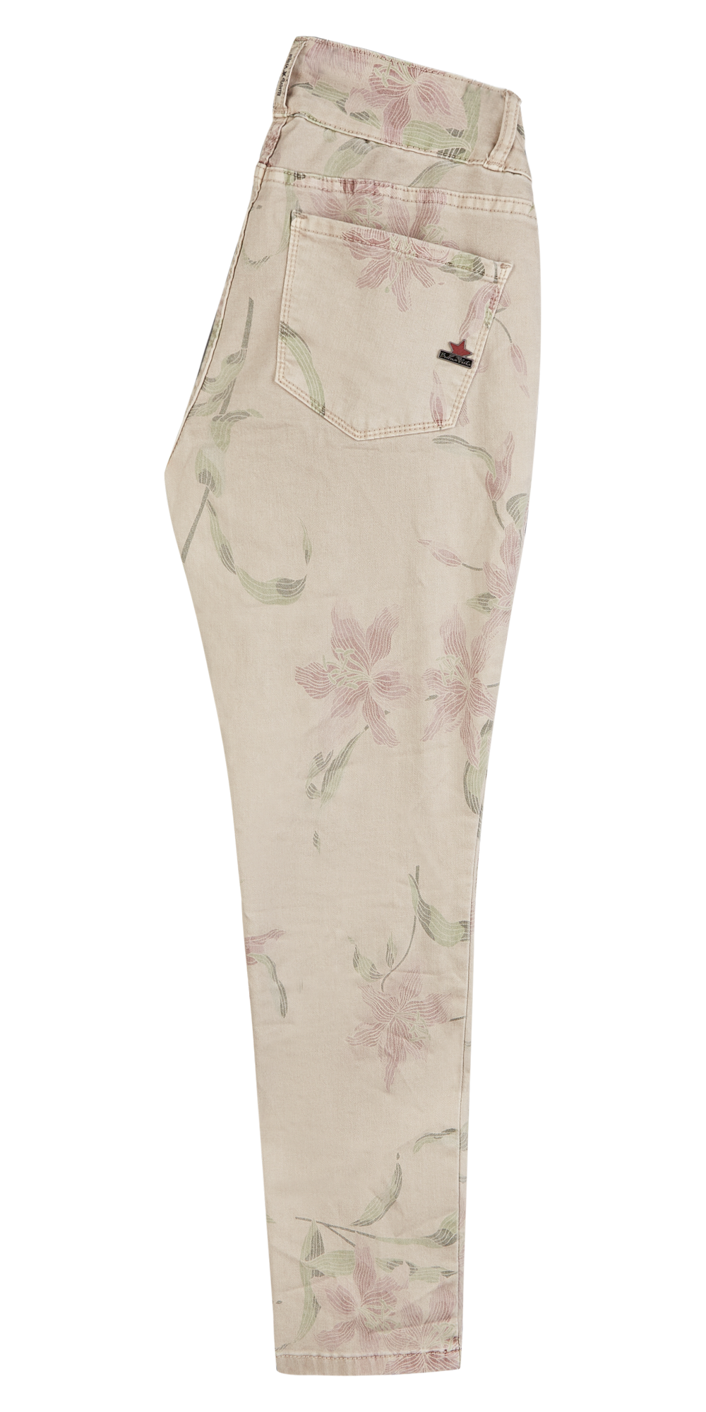 Buena Vista Damen Jeans Tummyless 7/8 stretch twill beige