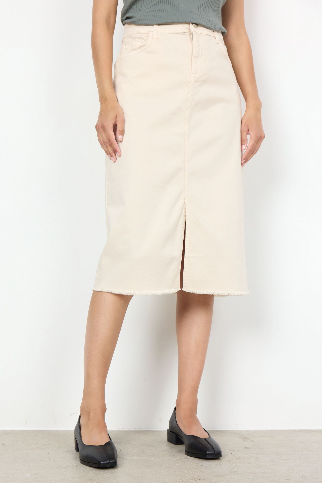 Soyaconcept Damen Rock SC-ERNA 22 weiß