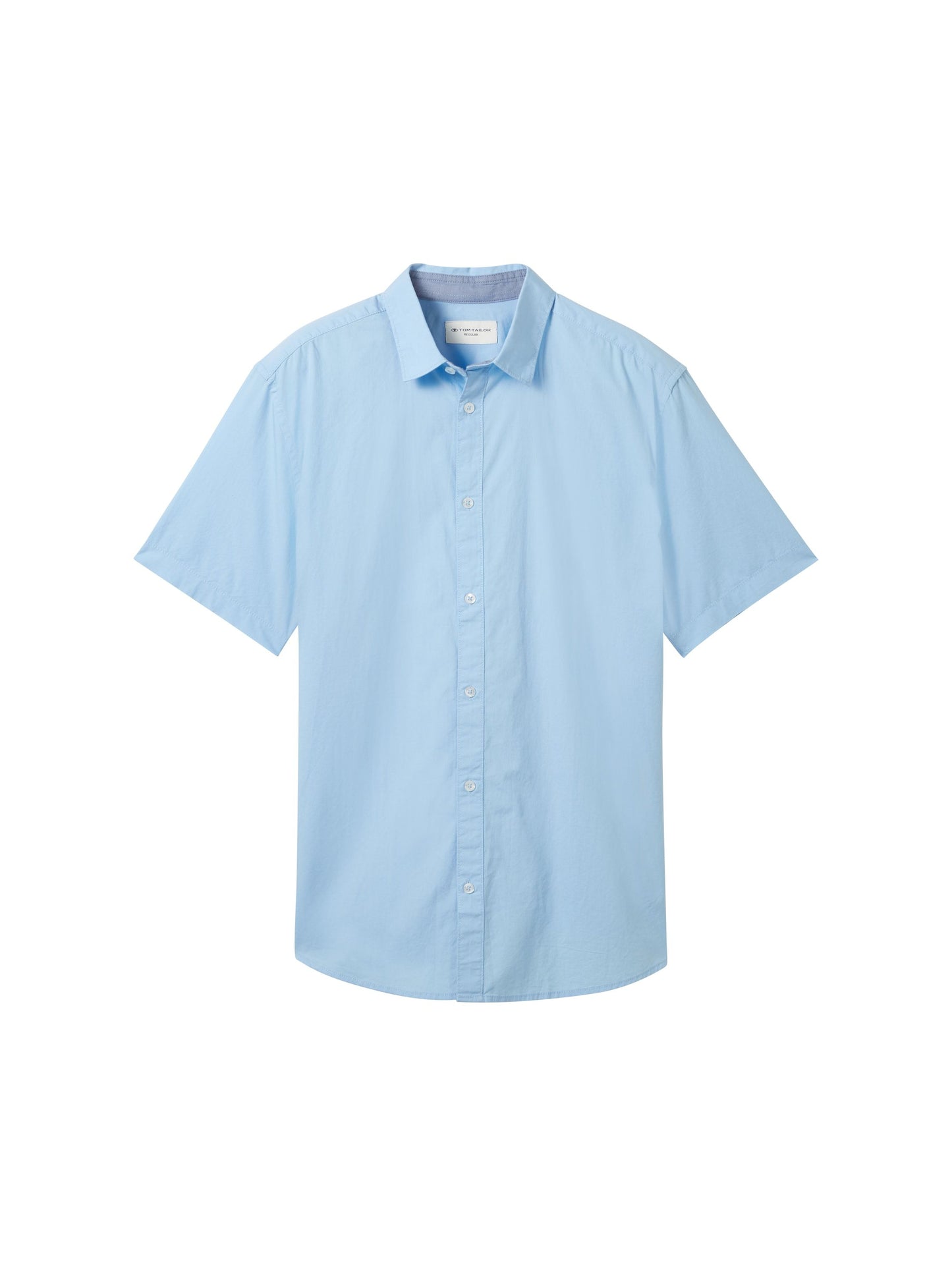 Tom Tailor Herren Basic Kurzarmhemd XXXL blau