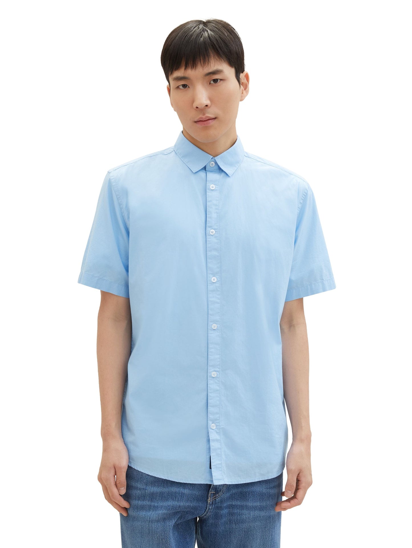 Tom Tailor – Tom Tailor Herren Basic Kurzarmhemd