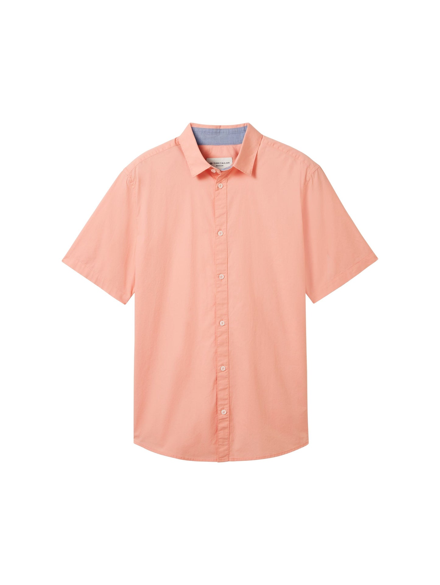 Tom Tailor Herren Basic Kurzarmhemd XXXL rot