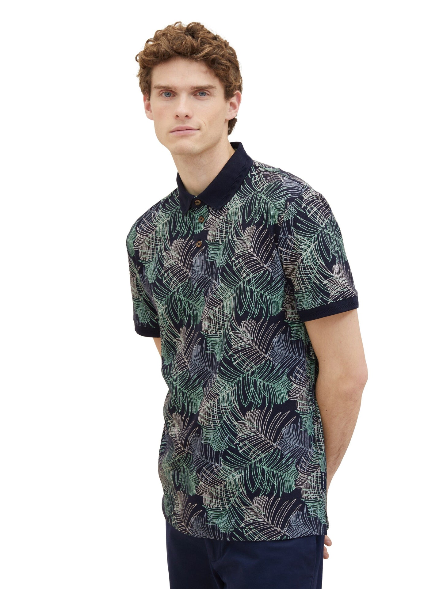 Tom Tailor Herren Poloshirt blau