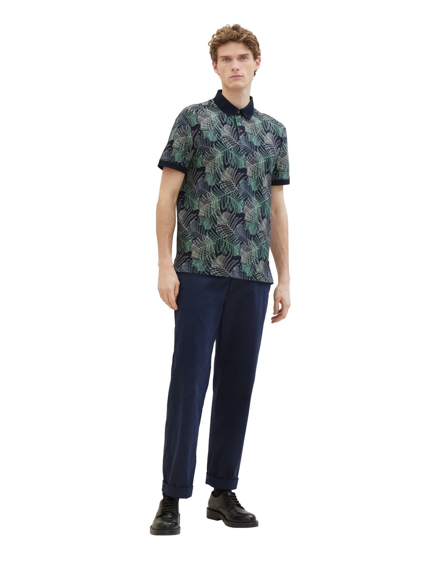 Tom Tailor Herren Poloshirt blau
