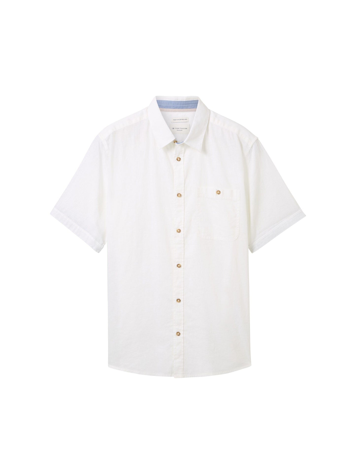 Tom Tailor Herren Kurzarmhemd XXXL weiß