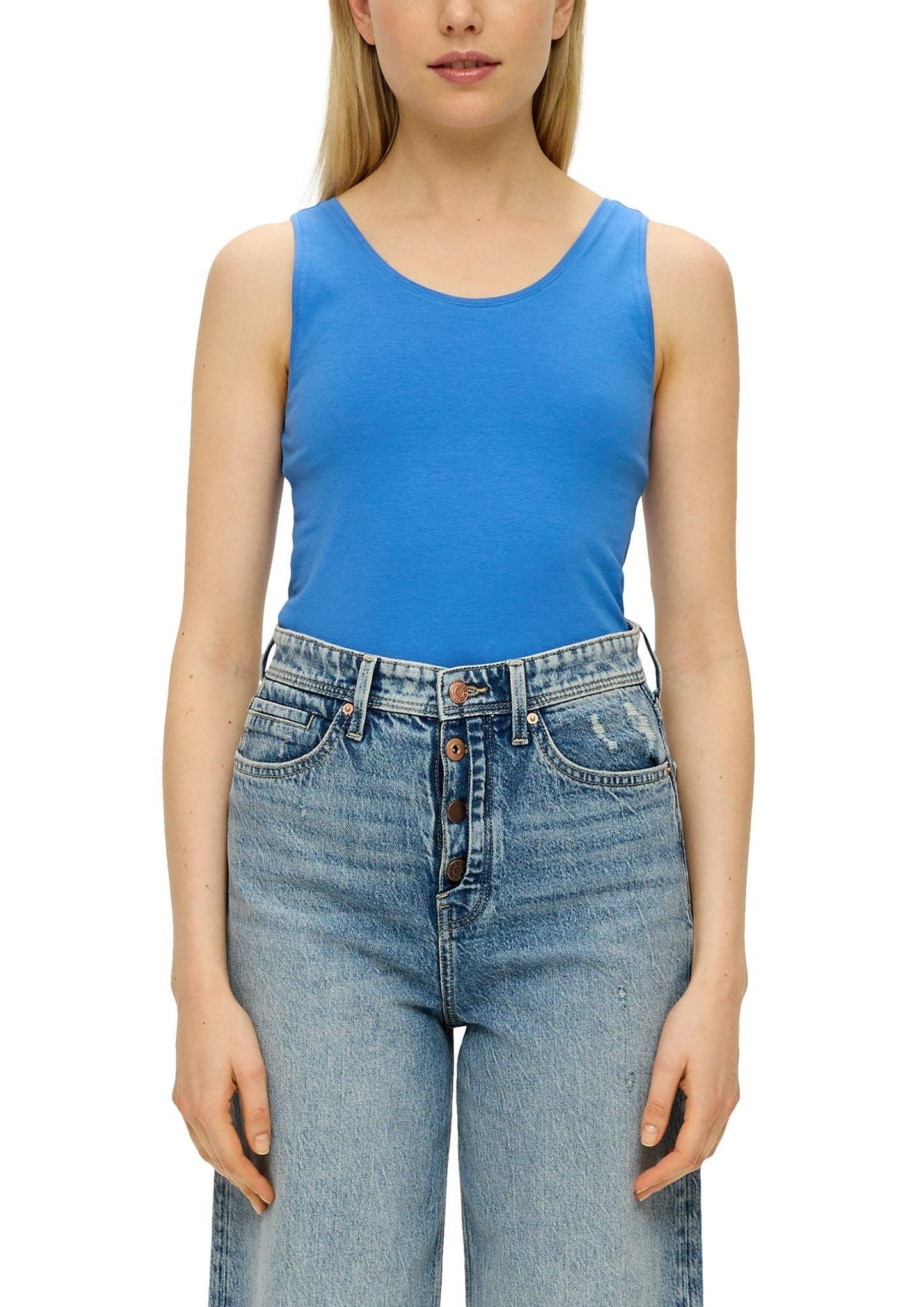 s. Oliver Damen Top blau