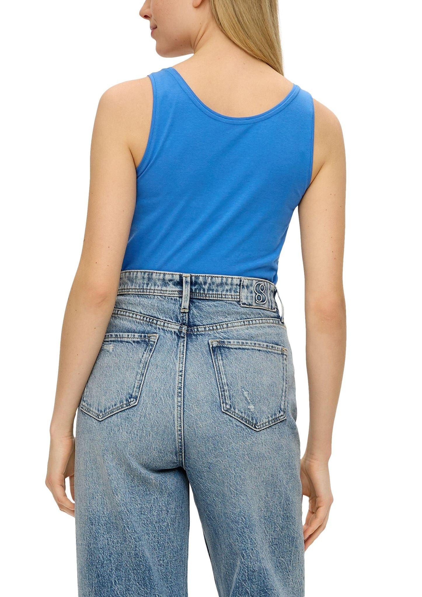 s. Oliver Damen Top blau