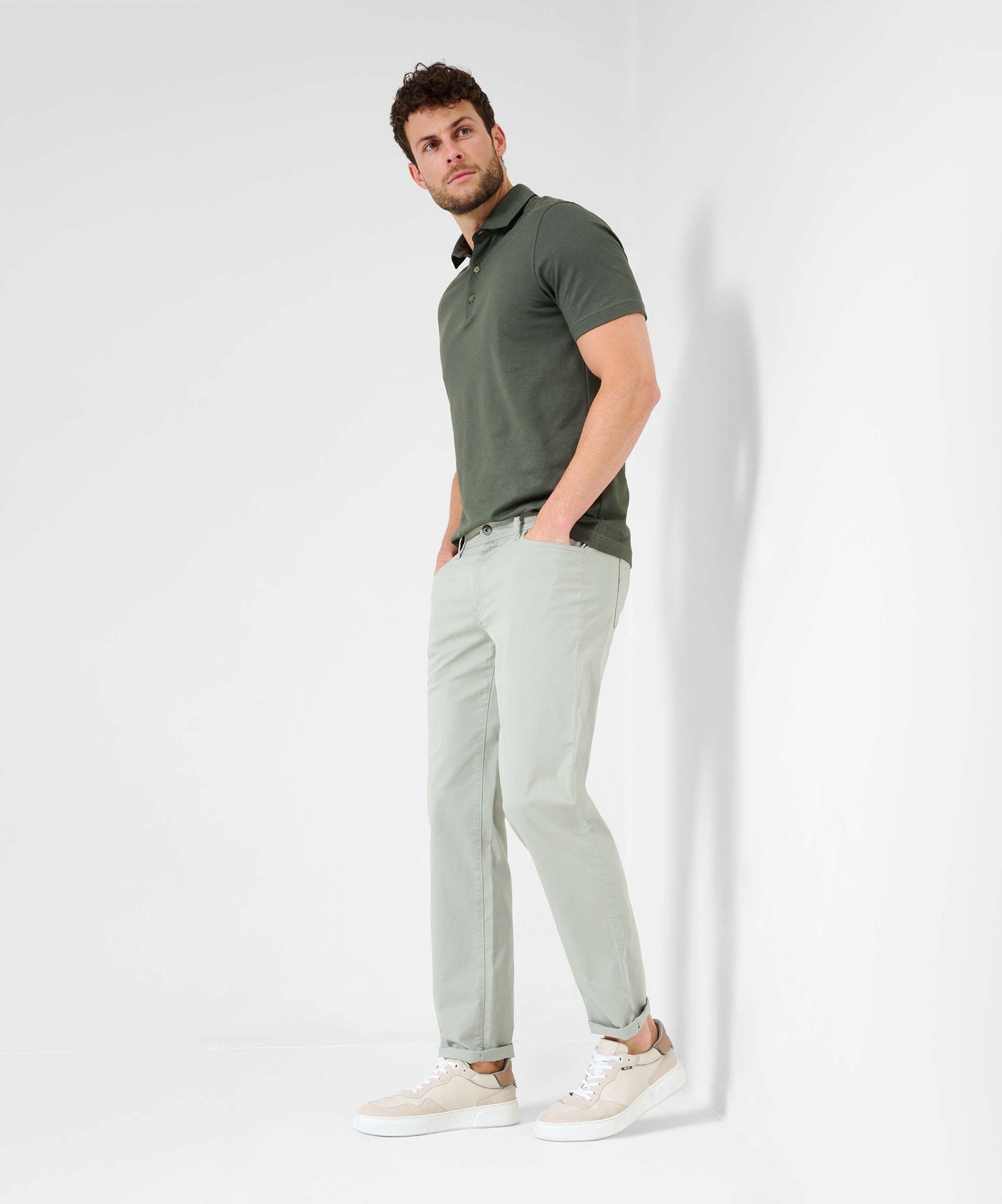 Brax Herren Hose Style Cadiz U grün