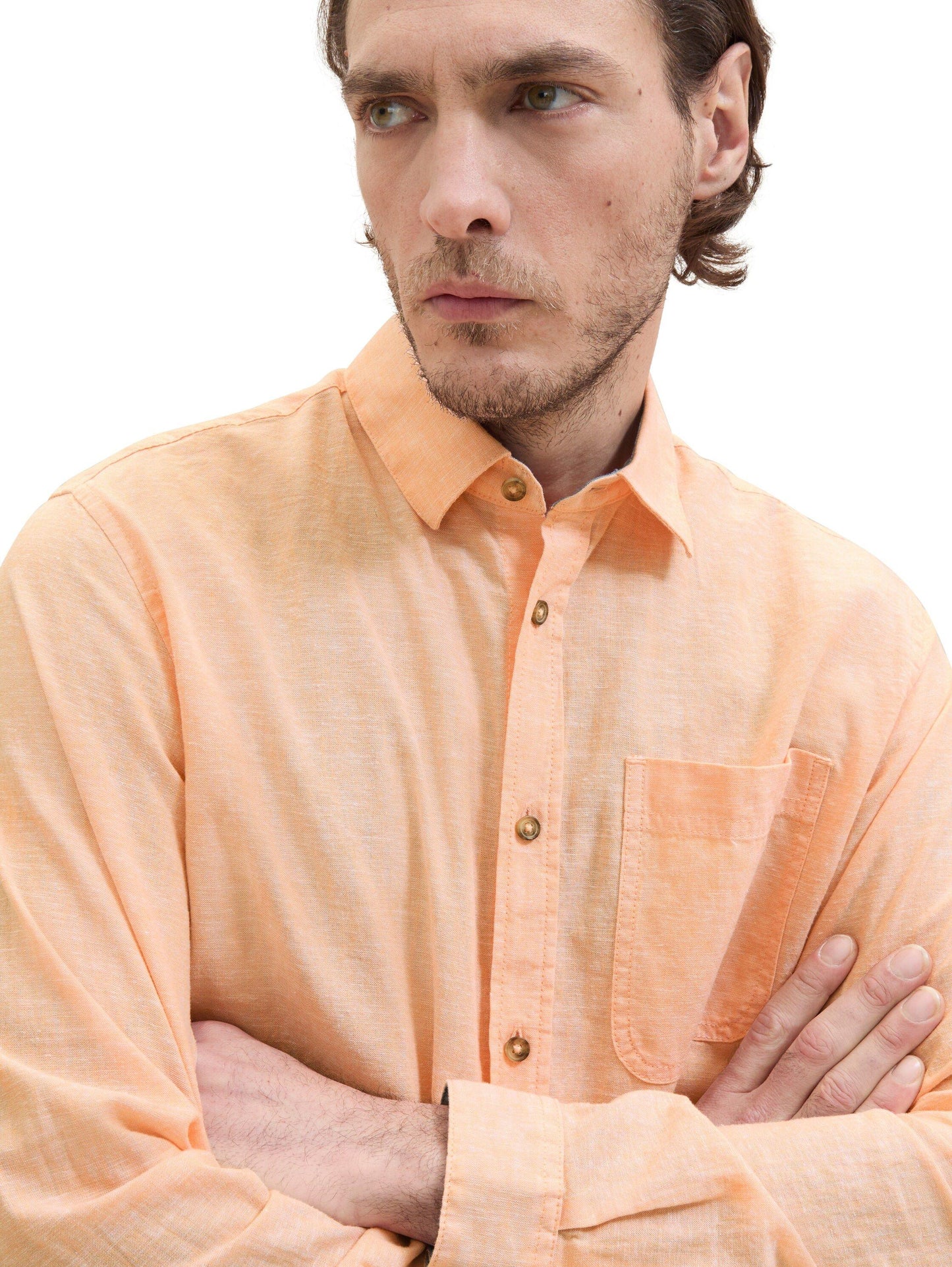 Tom Tailor – Tom Tailor Herren Leinenhemd