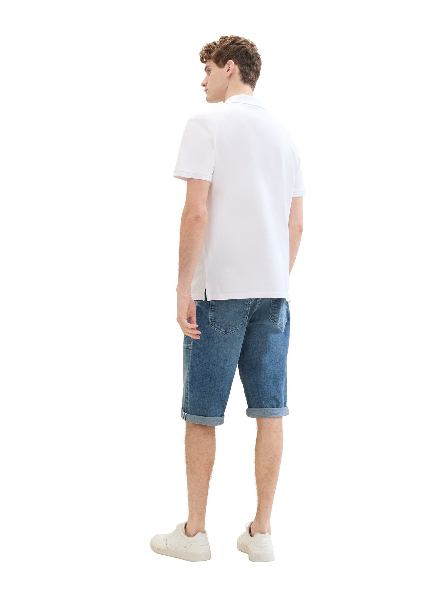 Tom Tailor Herren Morris Overknee Shorts blau